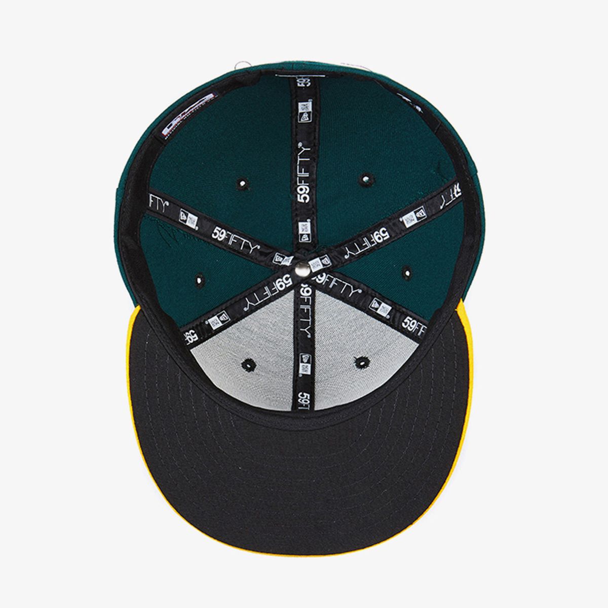 뉴에라(NEW ERA) MLB 어센틱 오클랜드 애슬레틱스 홈 다크그린 / 에이골드 70361054