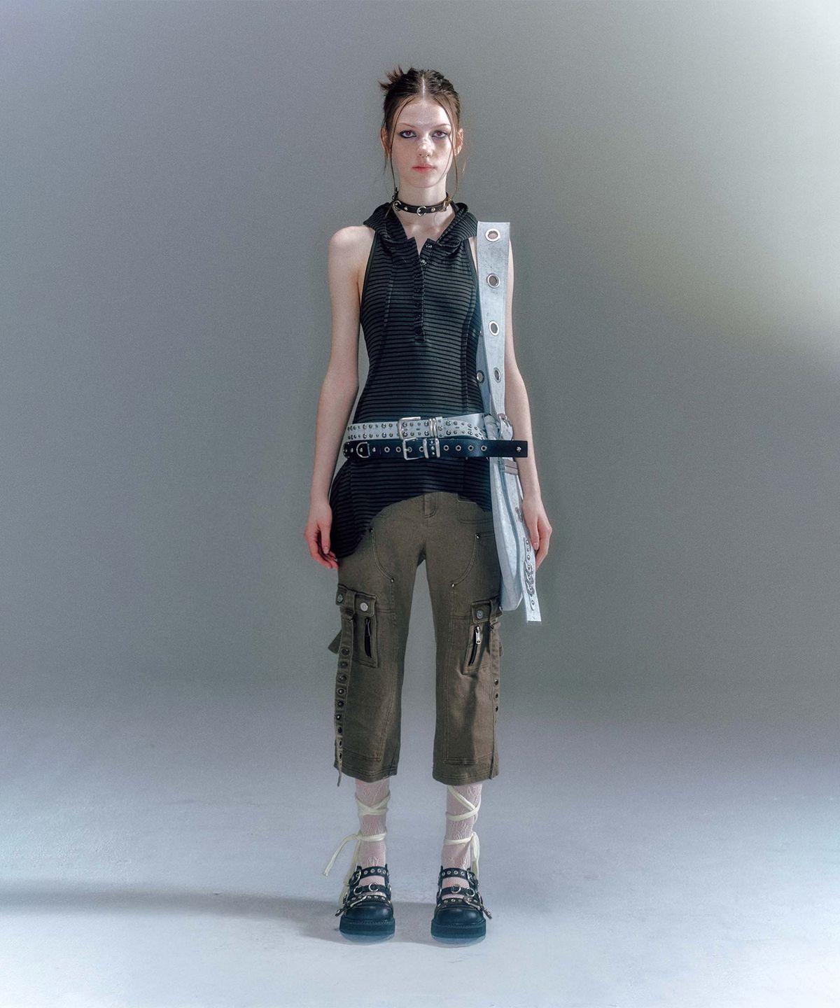 베이컨트 아카이브(VACANT ARCHIVE) ANNIE HALTER NECK ONE-PIECE (2COLOR)