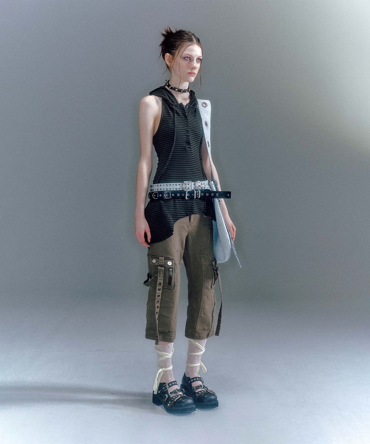 베이컨트 아카이브(VACANT ARCHIVE) ANNIE HALTER NECK ONE-PIECE (2COLOR)