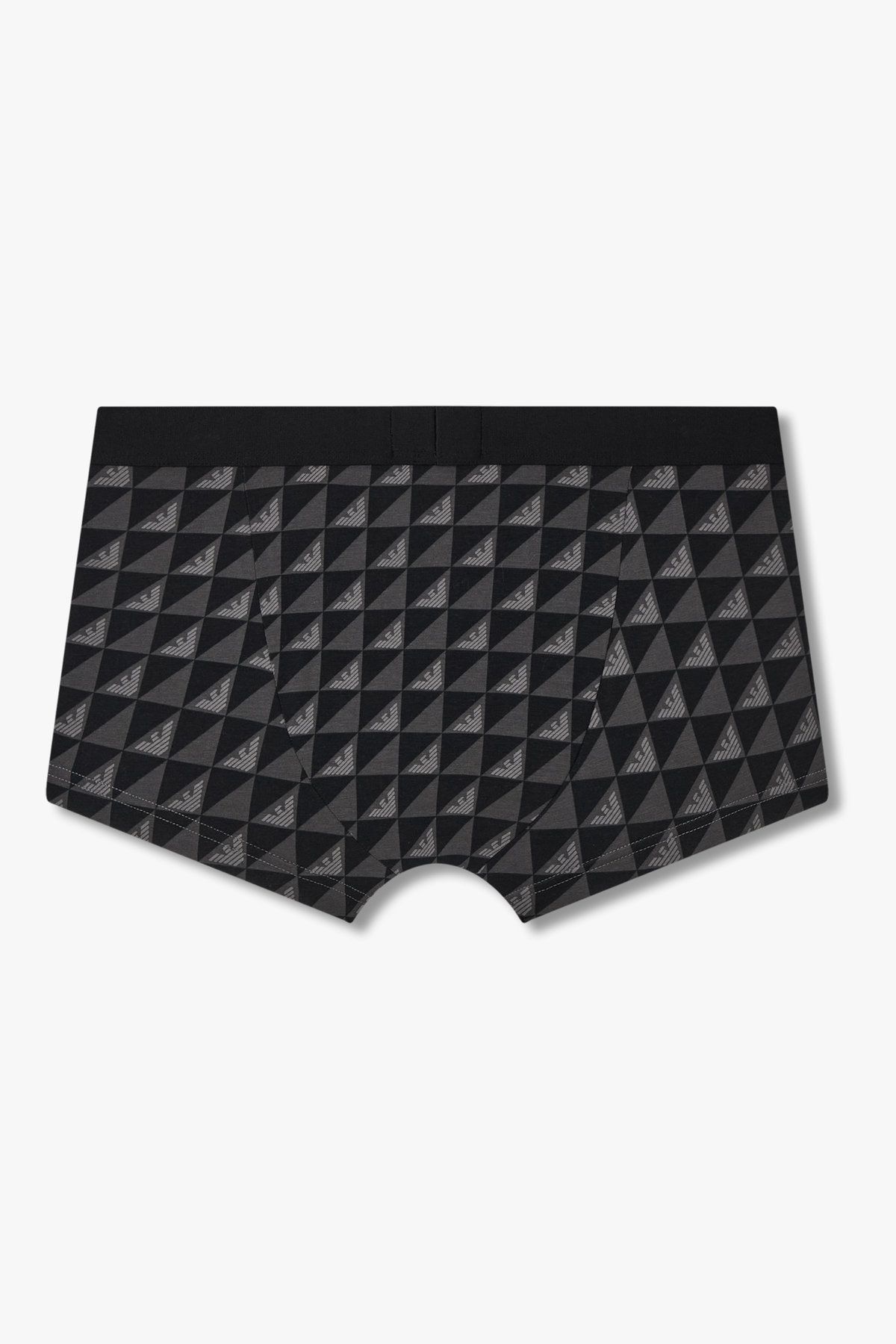 엠포리오 아르마니 언더웨어(EMPORIO ARMANI UNDERWEAR) 남성 로고 패턴드 코튼 드로즈_블랙 0815312047
