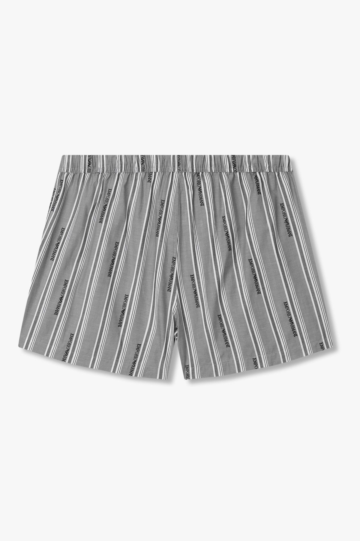 엠포리오 아르마니 언더웨어(EMPORIO ARMANI UNDERWEAR) 남성 로고 패턴 코튼 트렁크_그레이 0815312100