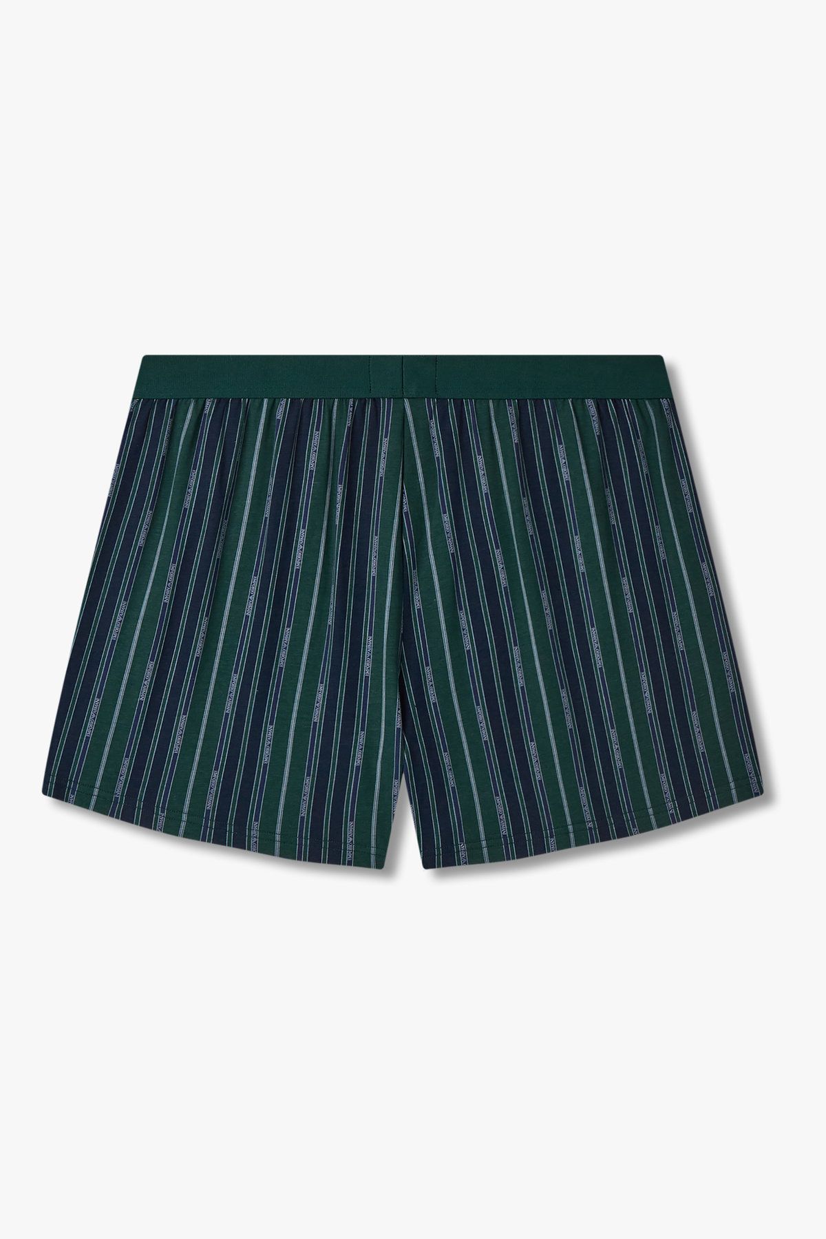 엠포리오 아르마니 언더웨어(EMPORIO ARMANI UNDERWEAR) 남성 로고 패턴드 코튼 트렁크_그린 0815312092