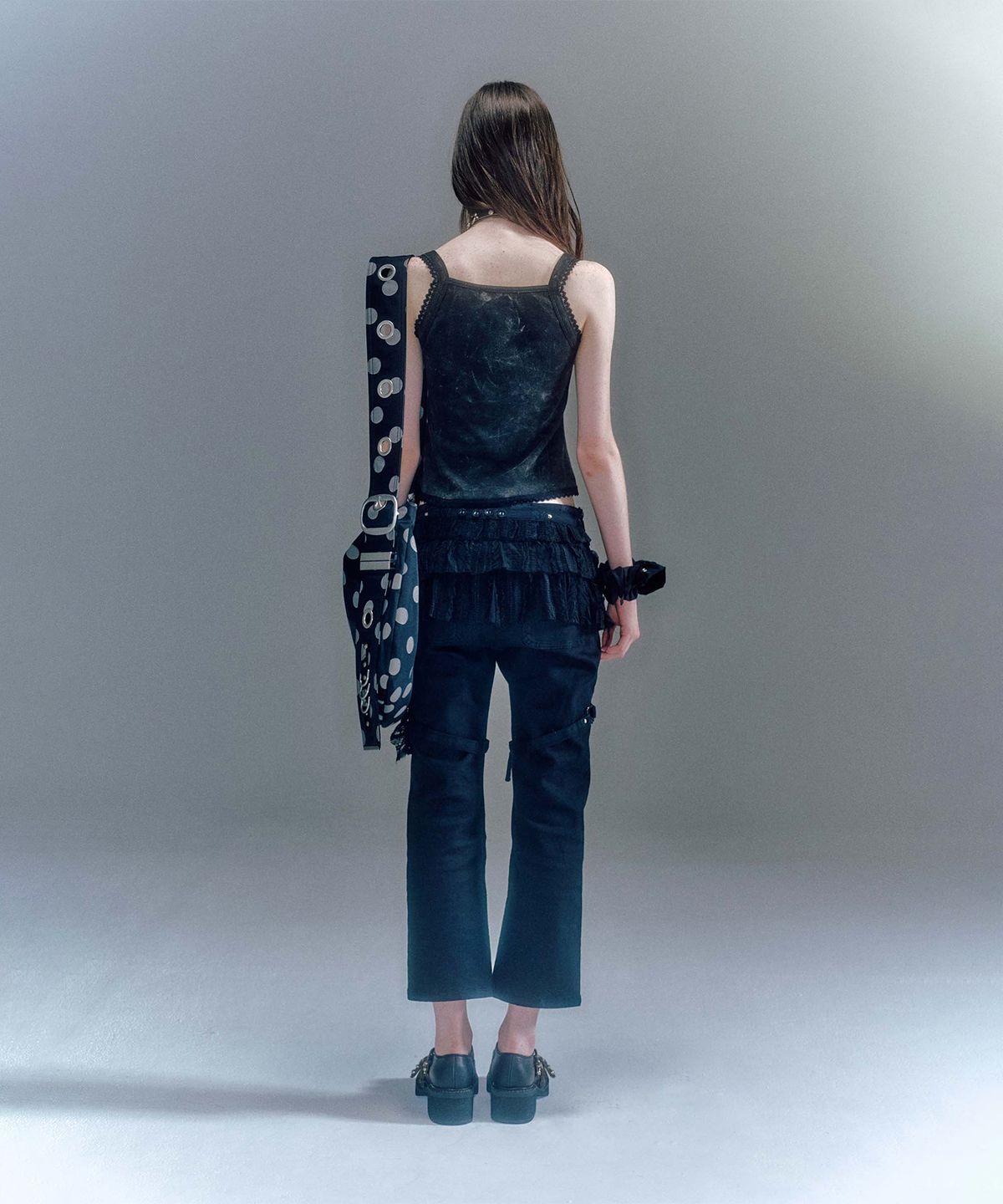 베이컨트 아카이브(VACANT ARCHIVE) BONA STRAP ANKLE PANTS (3COLOR)