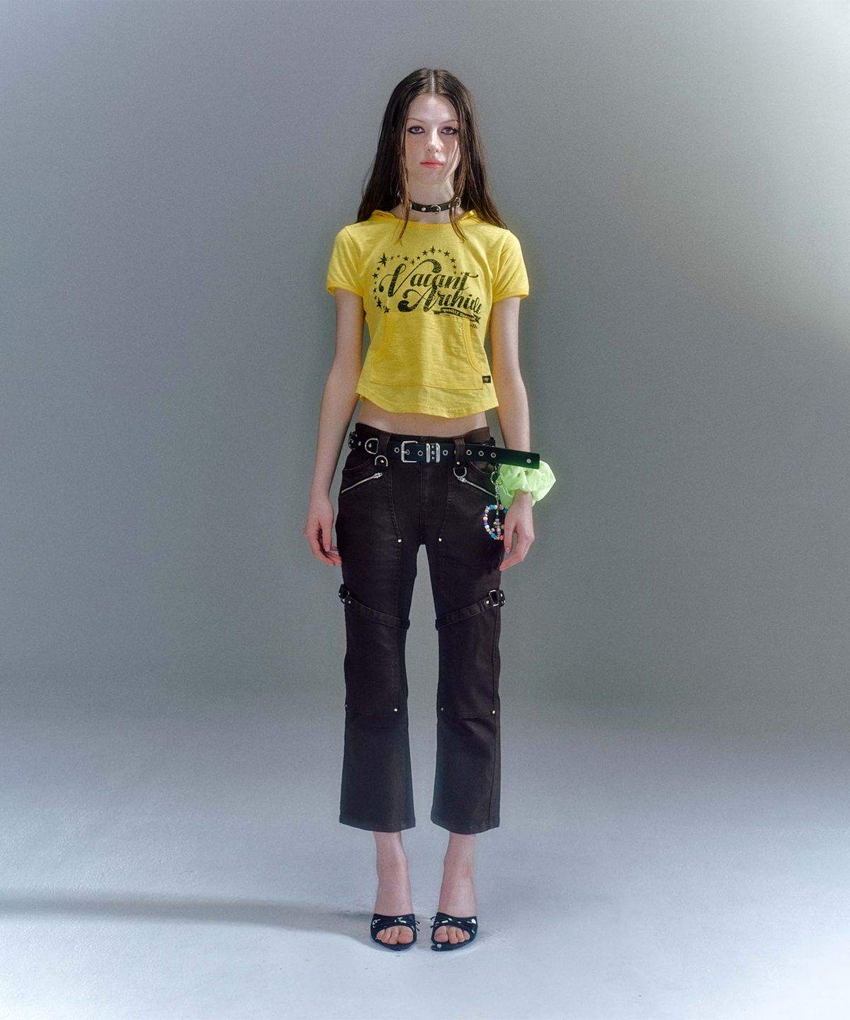 베이컨트 아카이브(VACANT ARCHIVE) BONA STRAP ANKLE PANTS (3COLOR)