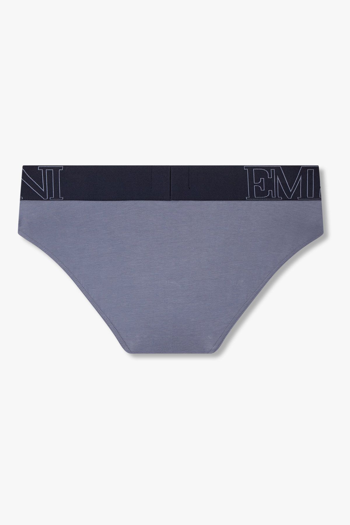 엠포리오 아르마니 언더웨어(EMPORIO ARMANI UNDERWEAR) 남성 와이드 밴딩 코튼 브리프_블루 0815311011