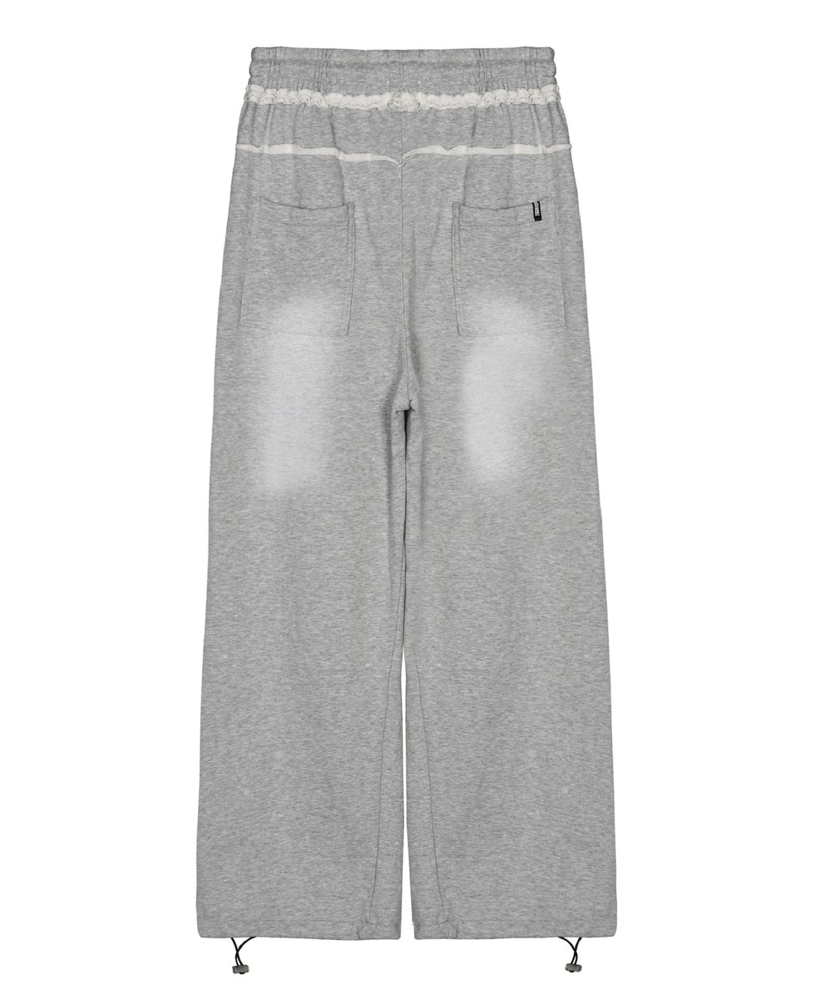 닉앤니콜(NICK&NICOLE) DESTROYED COTTON LOUNGE PANTS_GRAY