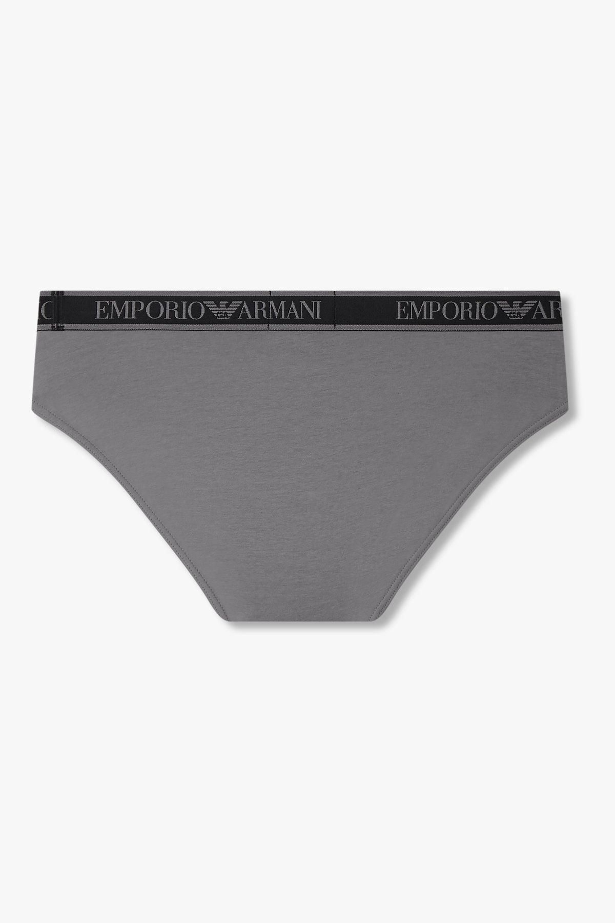 엠포리오 아르마니 언더웨어(EMPORIO ARMANI UNDERWEAR) 남성 라인 밴딩 코튼 브리프_그레이 0815311314