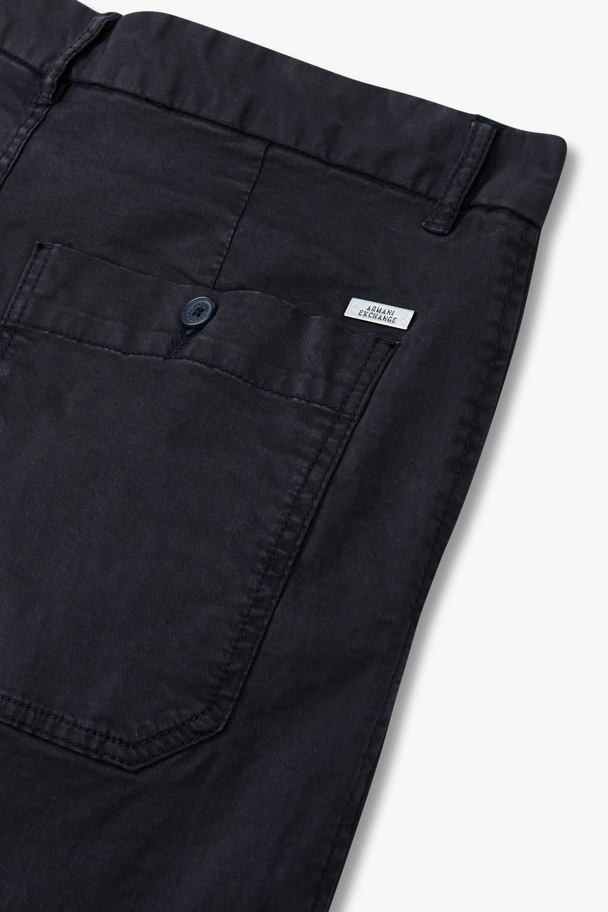 아르마니 익스체인지(ARMANI EXCHANGE) 남성 스트레치 트윌 테이퍼드 핏 팬츠_다크 네이비 A415342007