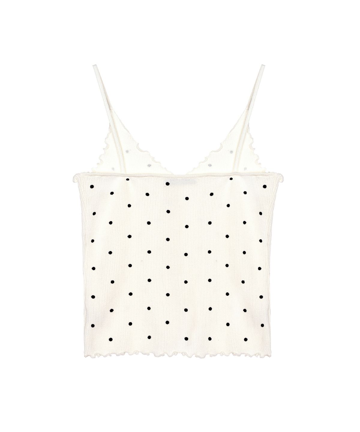 닉앤니콜(NICK&NICOLE) DOT LABEL SLEEVELESS TOP_LIGHT BEIGE