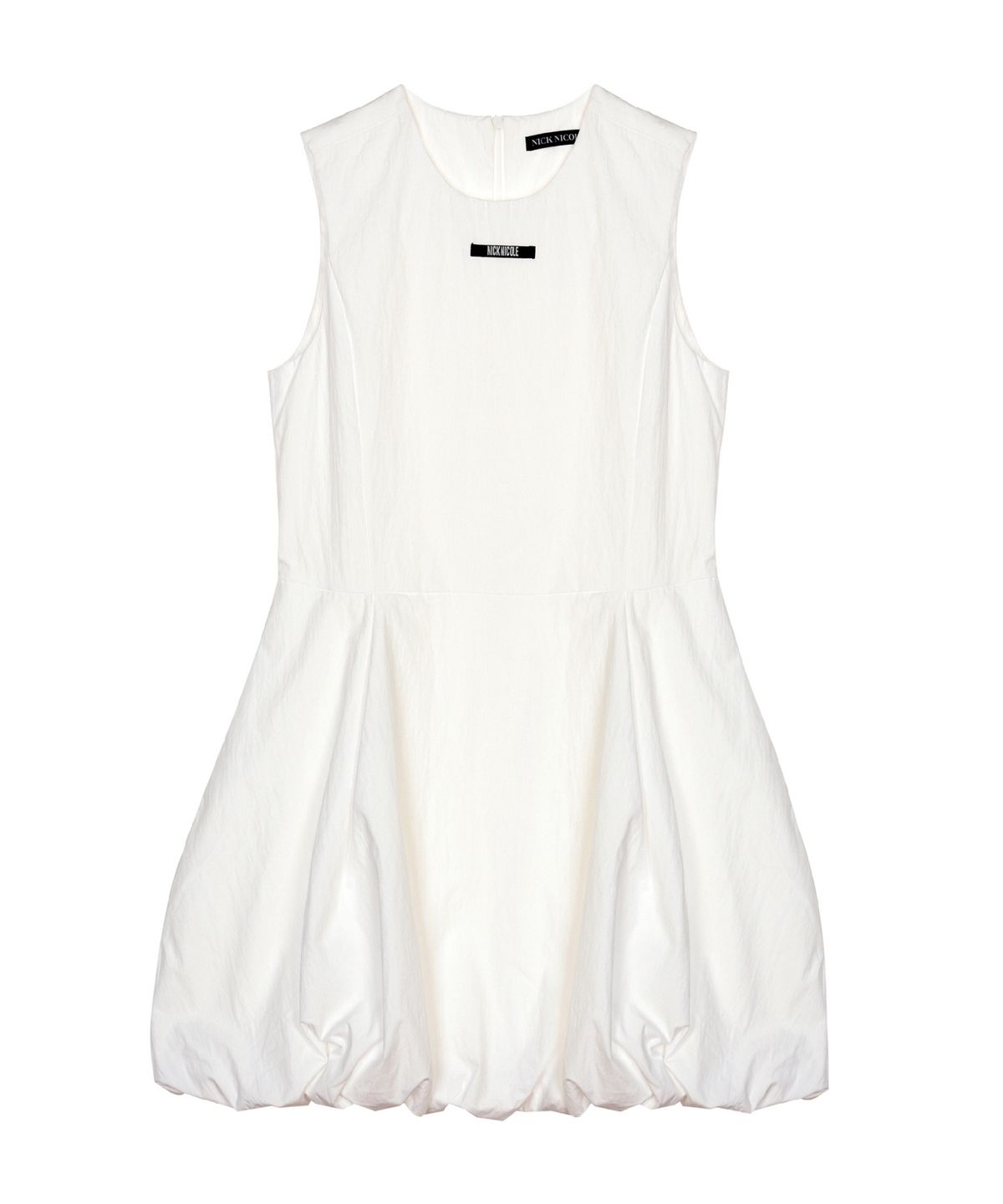 닉앤니콜(NICK&NICOLE) MINI BALLON SLEEVELESS DRESS_WHITE