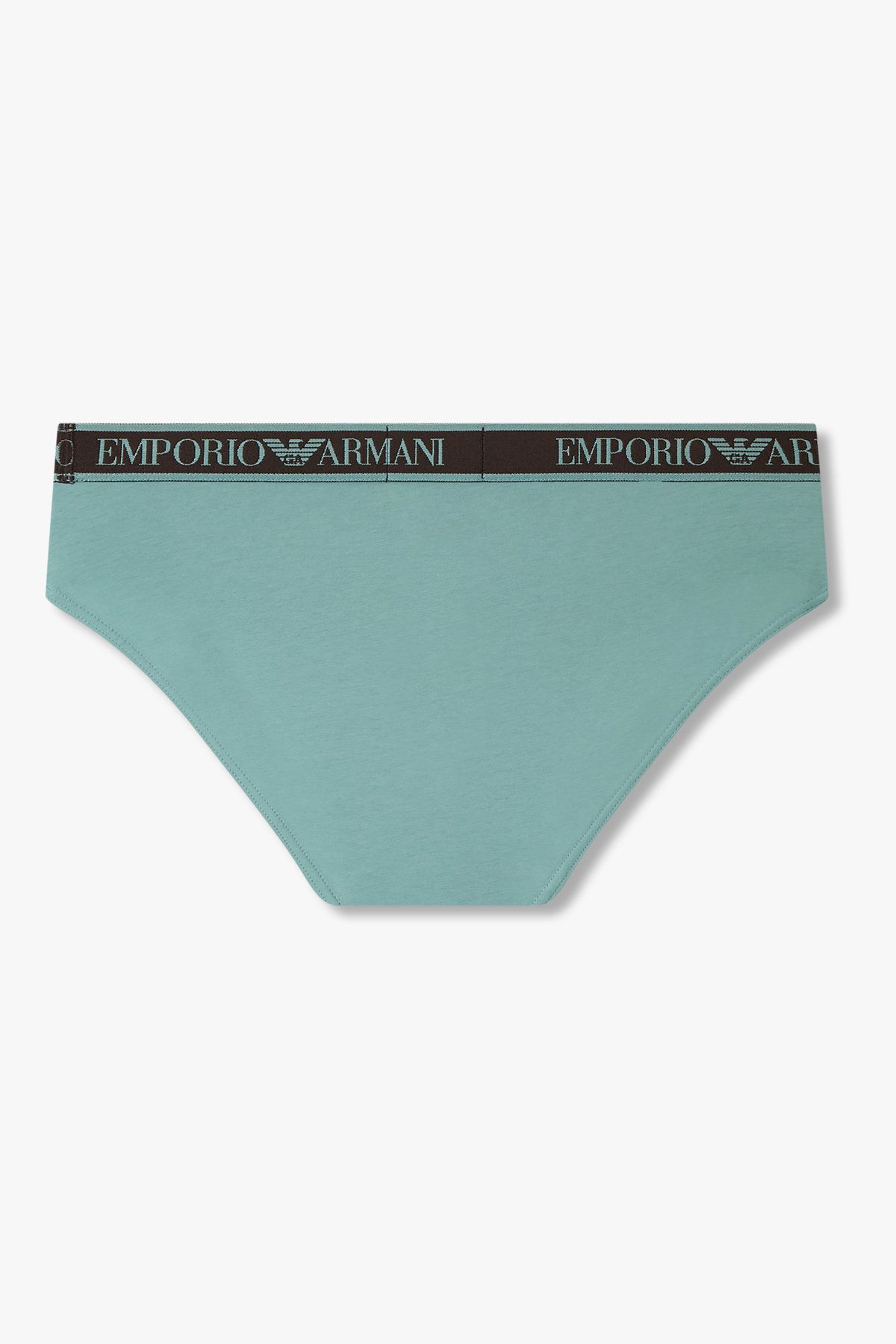 엠포리오 아르마니 언더웨어(EMPORIO ARMANI UNDERWEAR) 남성 라인 밴딩 코튼 브리프_민트 0815311311