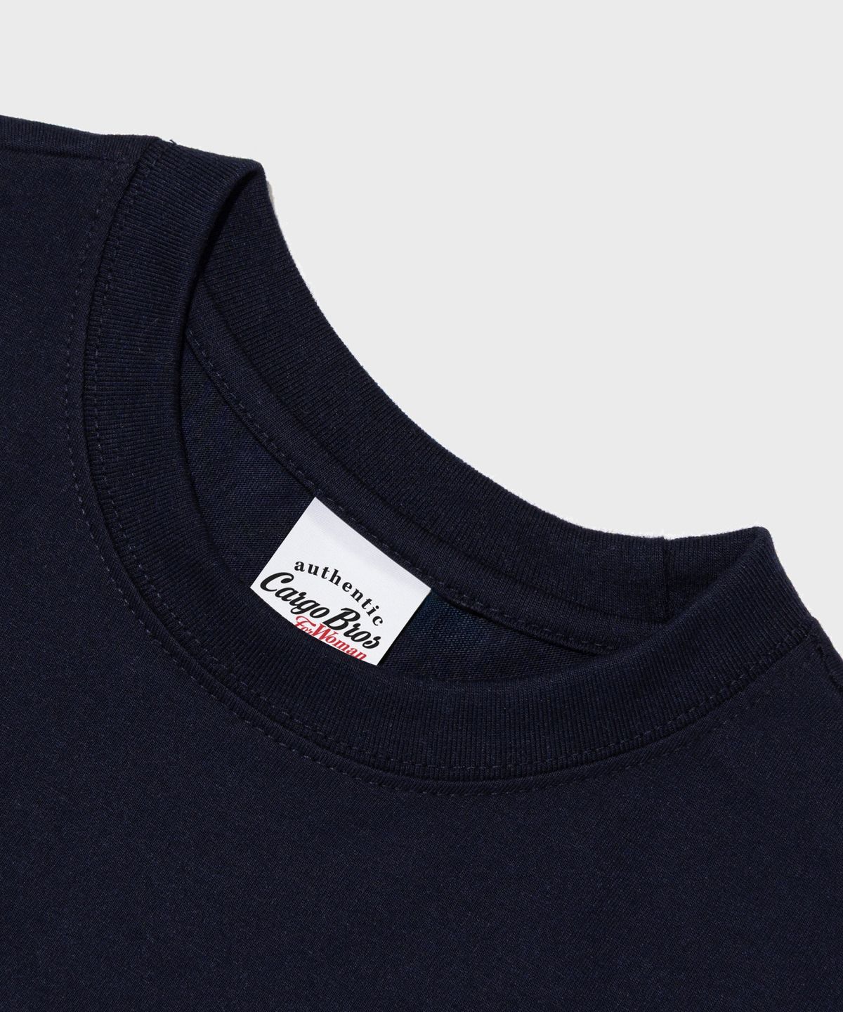 카고브로스 포 우먼(CARGOBROS FOR WOMAN) 아메리칸 클래식 오벌로고 반팔 티셔츠 (네이비)