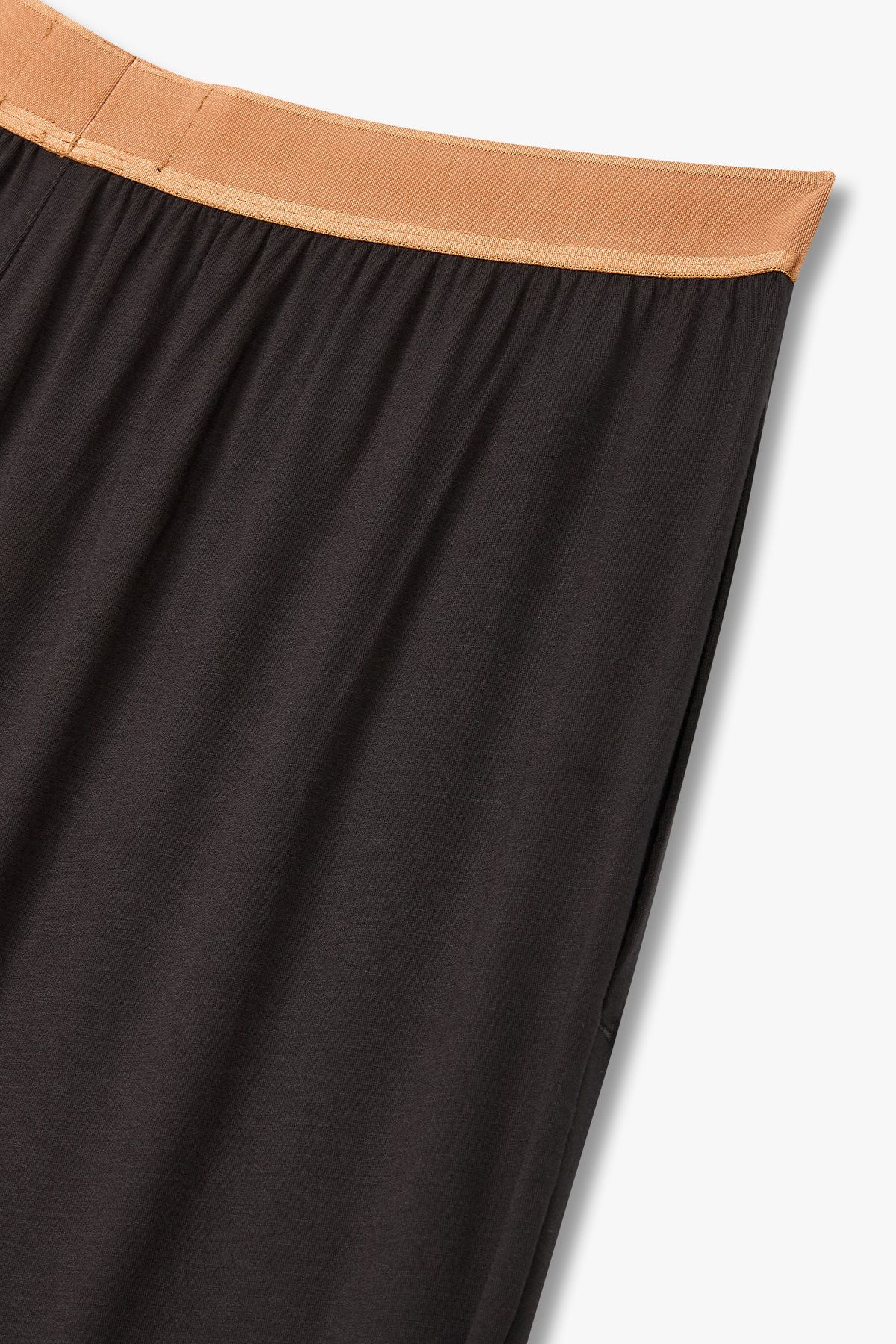 엠포리오 아르마니 언더웨어(EMPORIO ARMANI UNDERWEAR) 남성 배색 로고 밴딩 라운지 팬츠_초코 0815332023