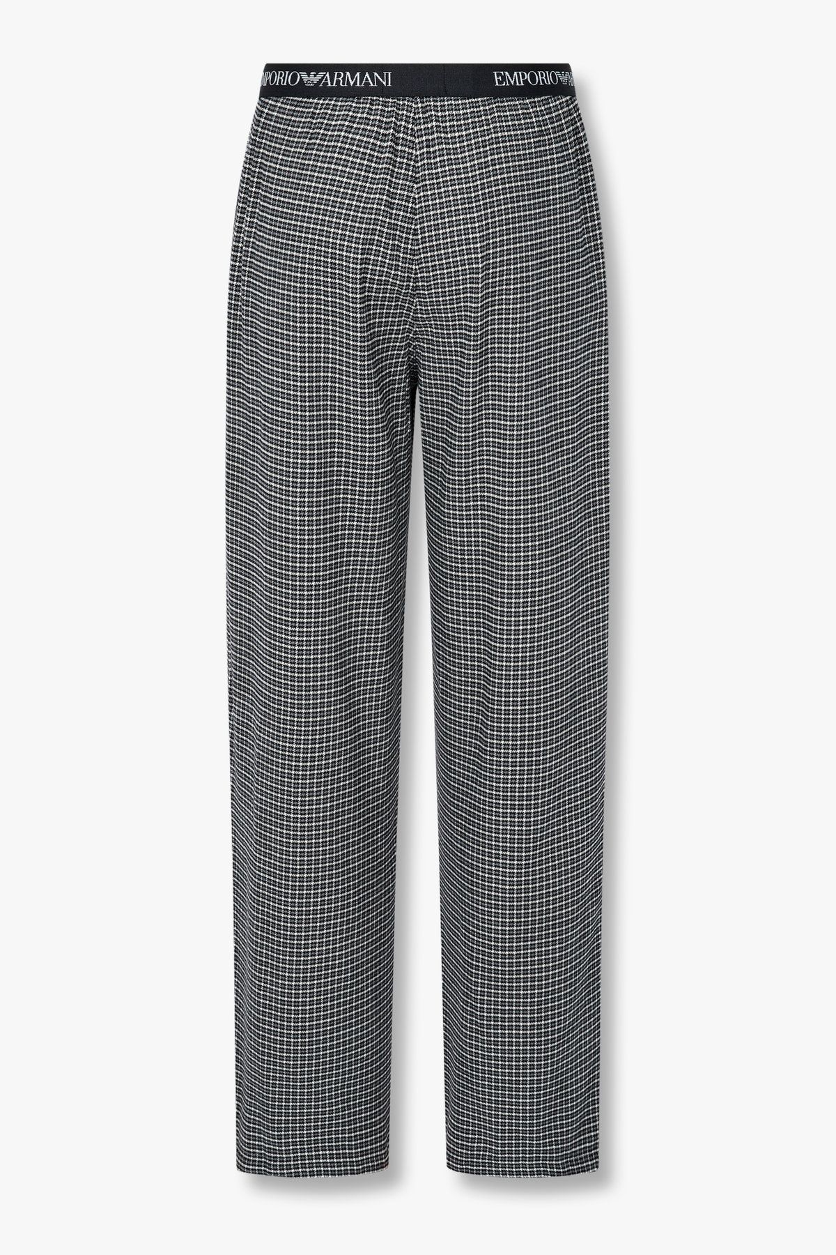 엠포리오 아르마니 언더웨어(EMPORIO ARMANI UNDERWEAR) 남성 패턴드 엘라스틱 라운지 팬츠_차콜 그레이 0815332013