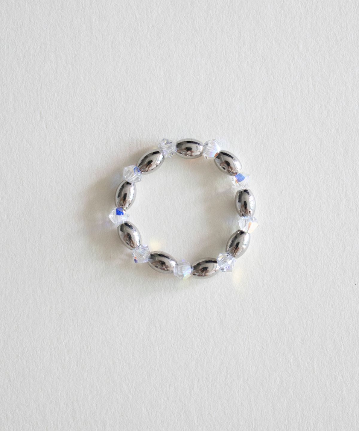 메리모티브(MERRYMOTIVE) Bright surgical and crystal ring
