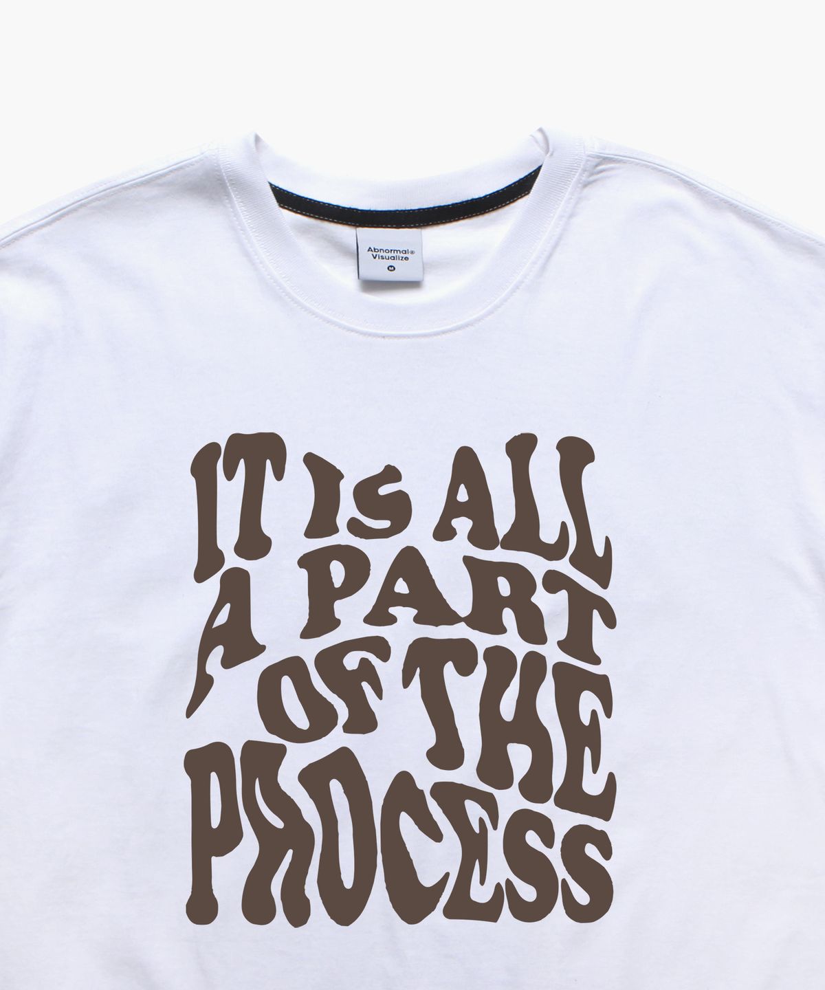 앱놀머씽(ABNORMALTHING) PR 오버핏 티셔츠 화이트 (PR T-SHIRT WHITE)