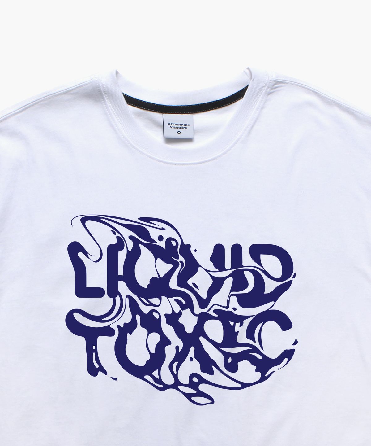 앱놀머씽(ABNORMALTHING) 리퀴드 오버핏 티셔츠 화이트 (LIQUID T-SHIRT WHITE)
