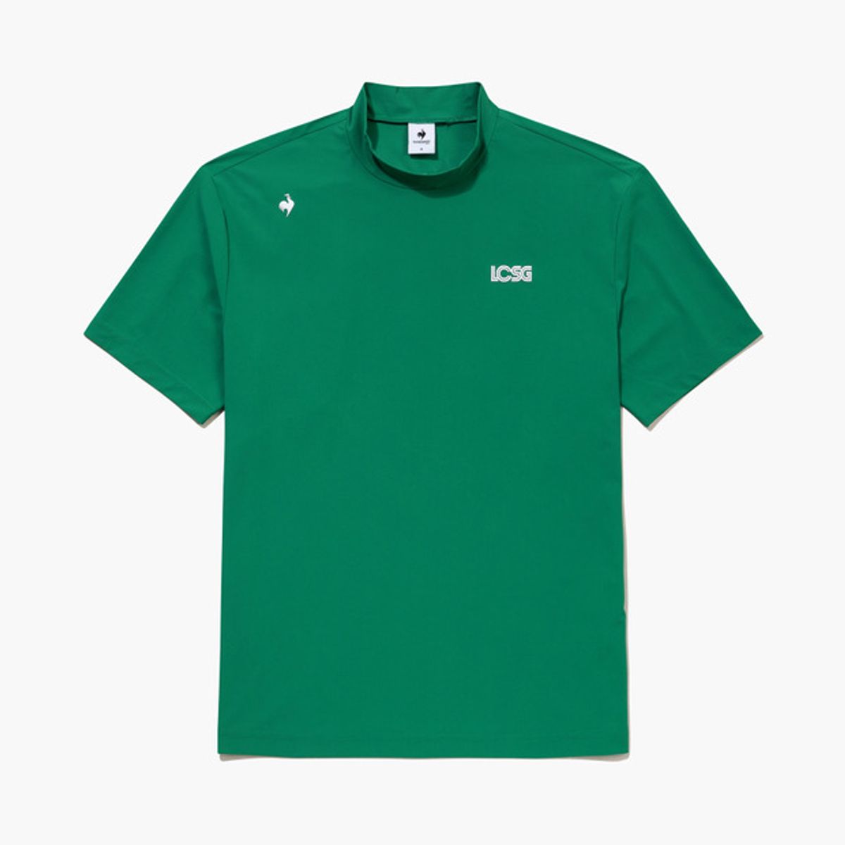 르꼬끄 골프(LECOQ GOLF) 남성 모크넥 세미오버핏 티셔츠 (GQ321MTS72)