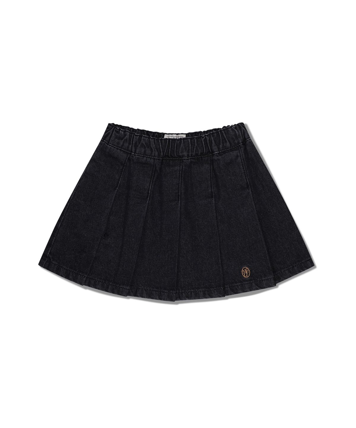 마리떼 키즈(MARITHÉ KIDS) KIDS W PLEATED DENIM SKIRT black
