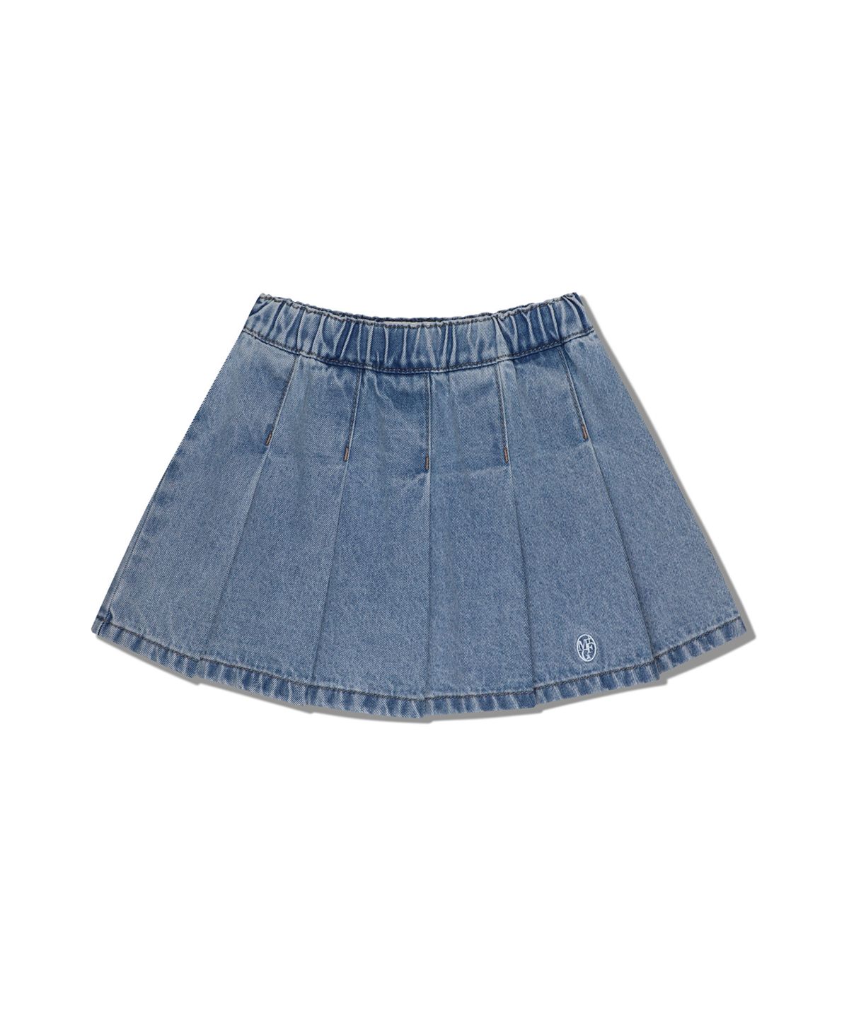 마리떼 키즈(MARITHÉ KIDS) KIDS W PLEATED DENIM SKIRT blue