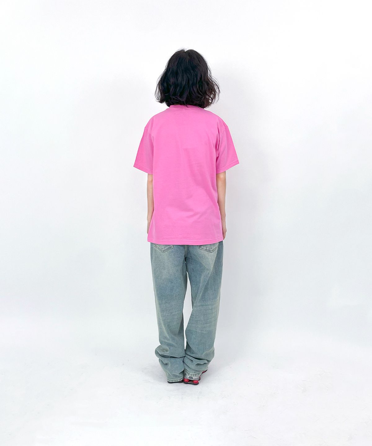 티저트(TEESSERT) 럭키참 면 반소매티셔츠 [PINK]