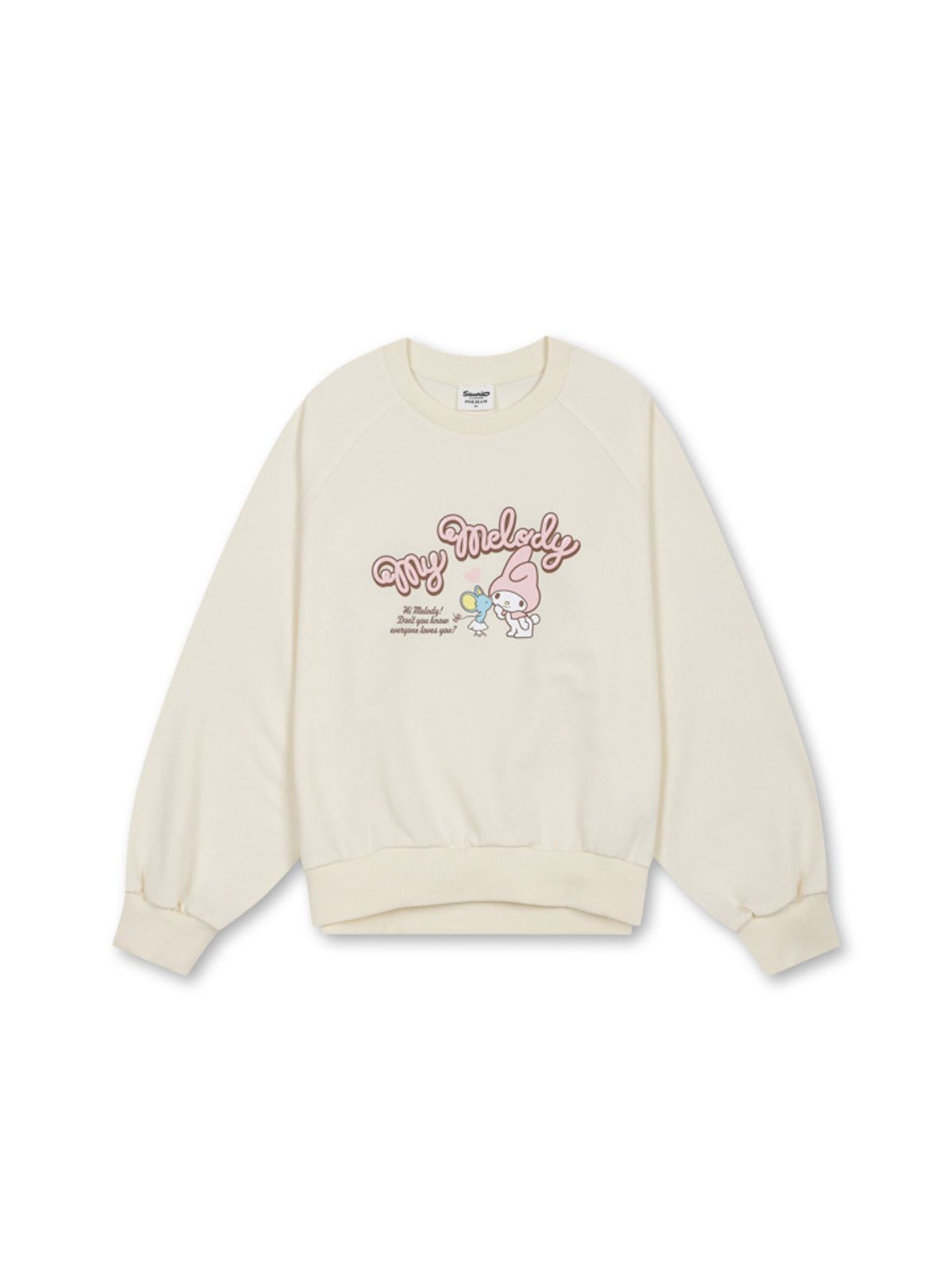 폴햄키즈(POLHAM KIDS) 여아) 쿨테리 마이멜로디 맨투맨_PKF3TR2210