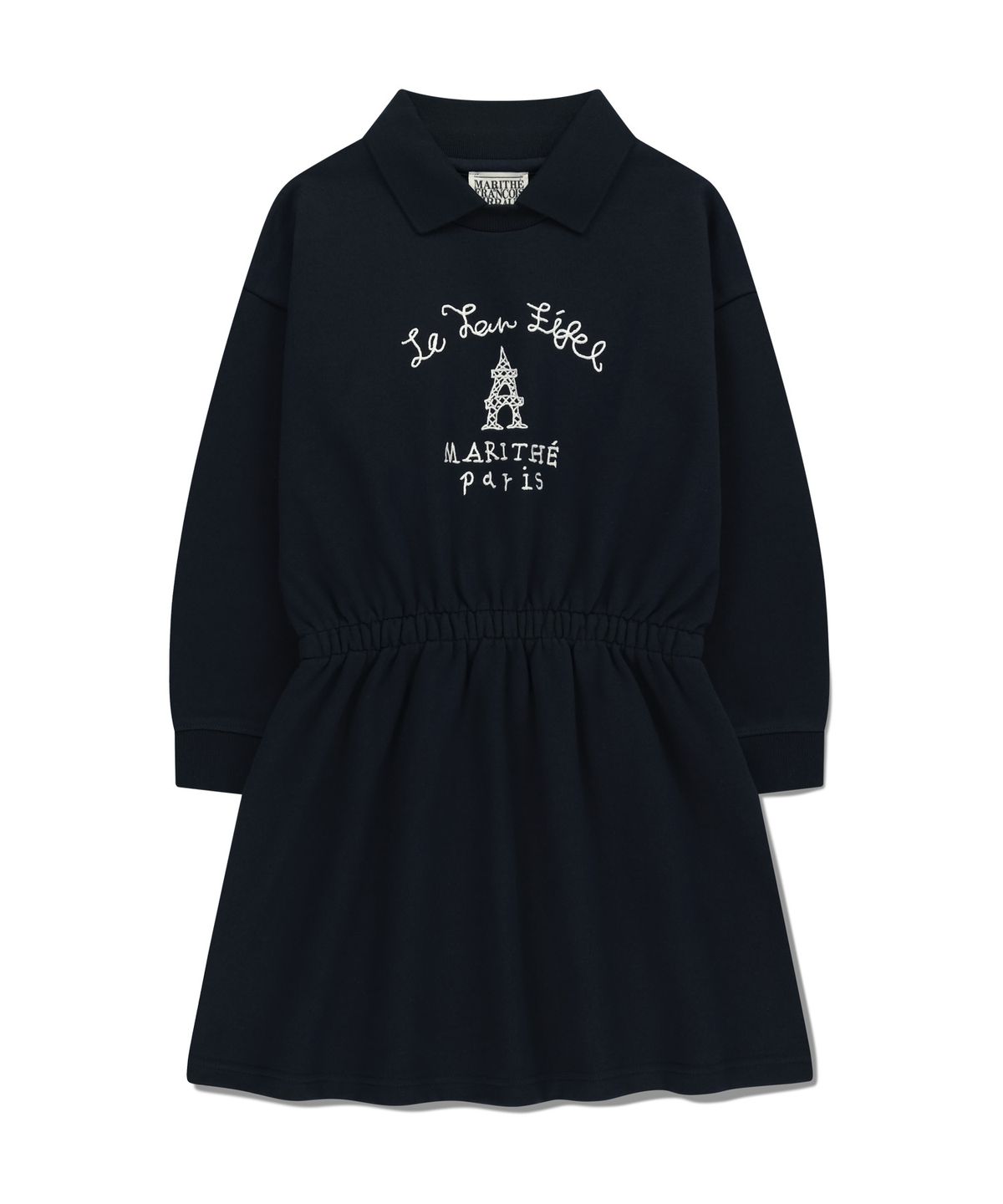 마리떼 키즈(MARITHÉ KIDS) KIDS W COLLAR SWEATSHIRT DRESS navy