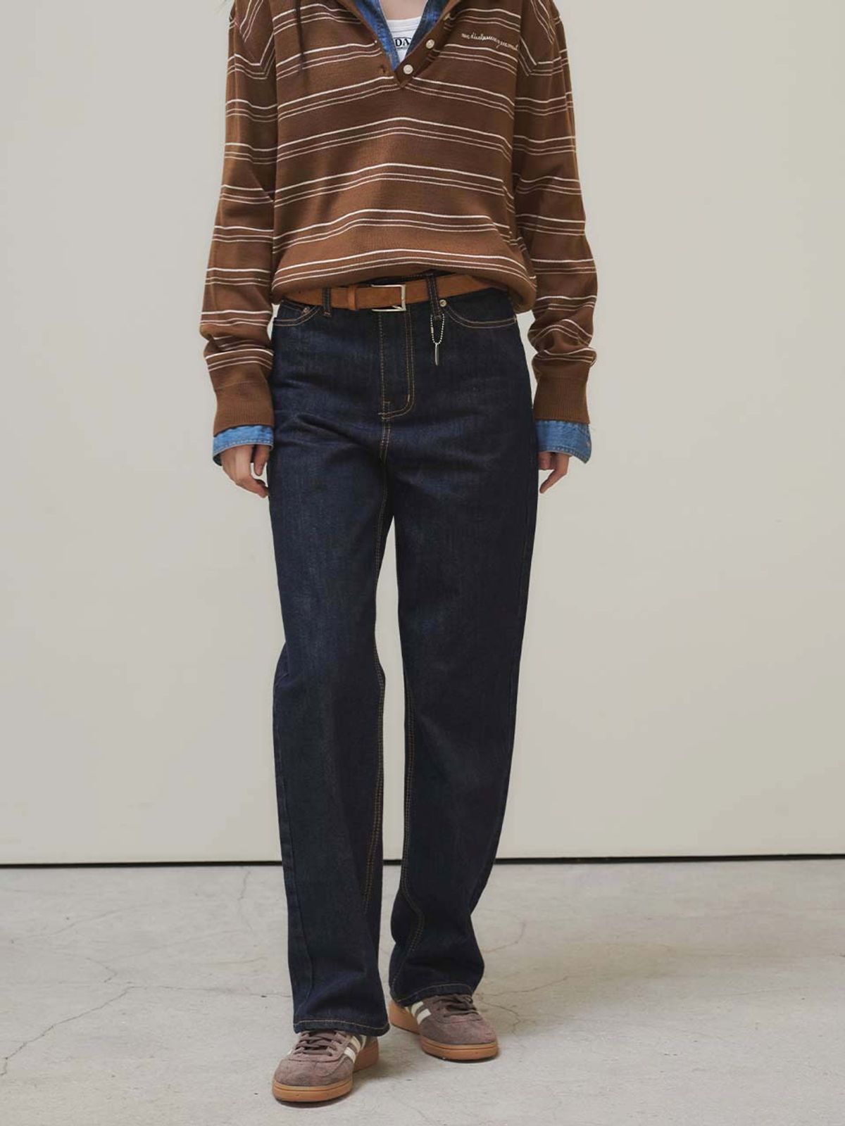 엔디에이 스튜디오(NDA STUDIO) Non Pade Denim Pants