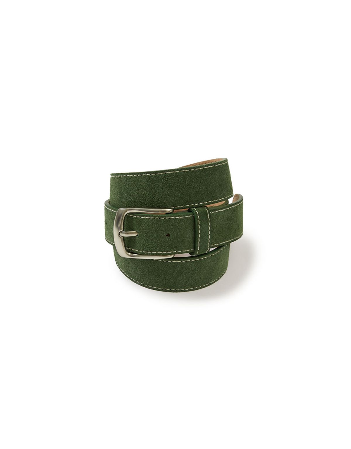 엠엠엘지(MMLG) [Mmlg] STITCH SUEDE BELT (GREEN)