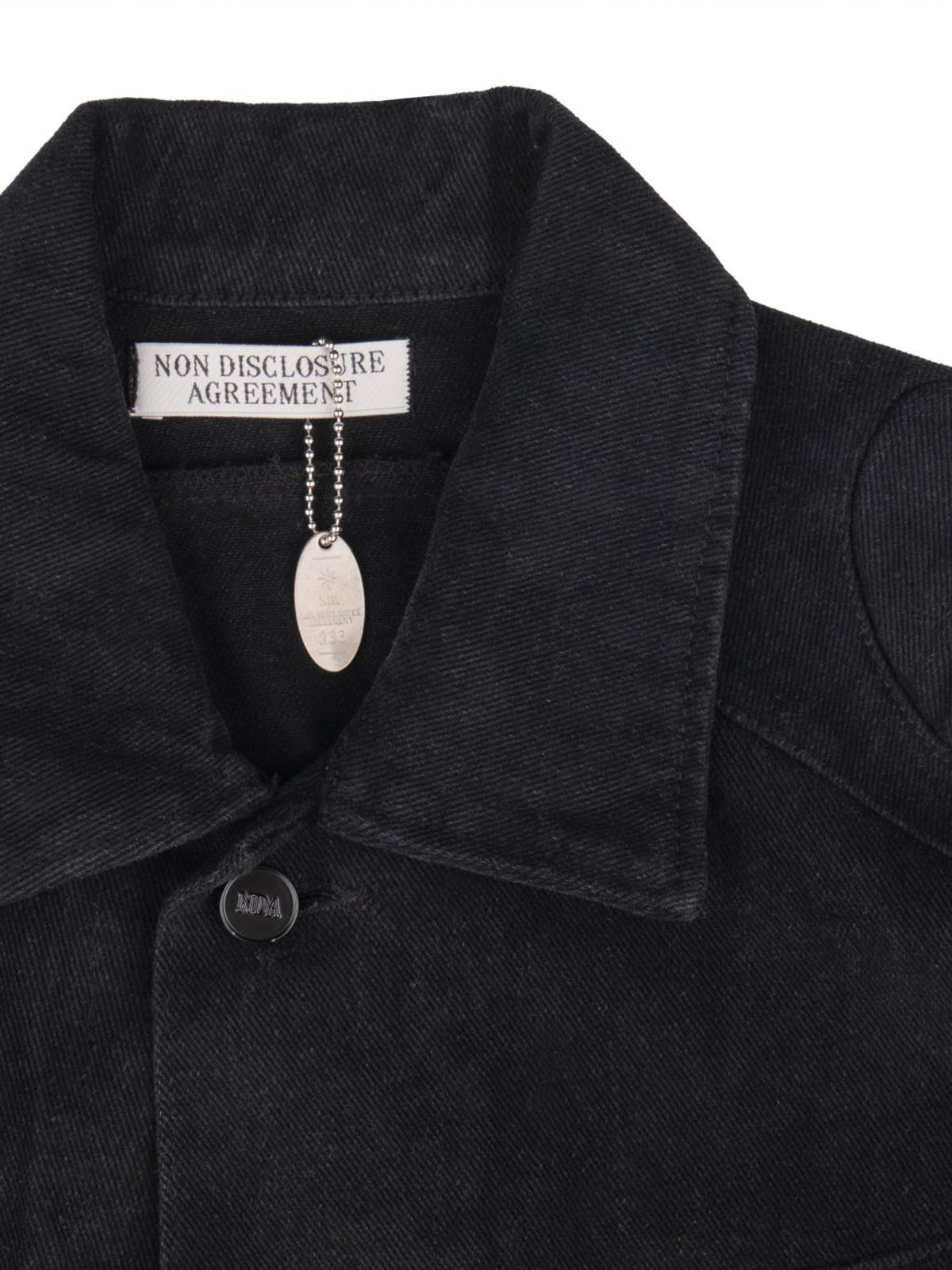 엔디에이 스튜디오(NDA STUDIO) Heart Peach Jacket Black