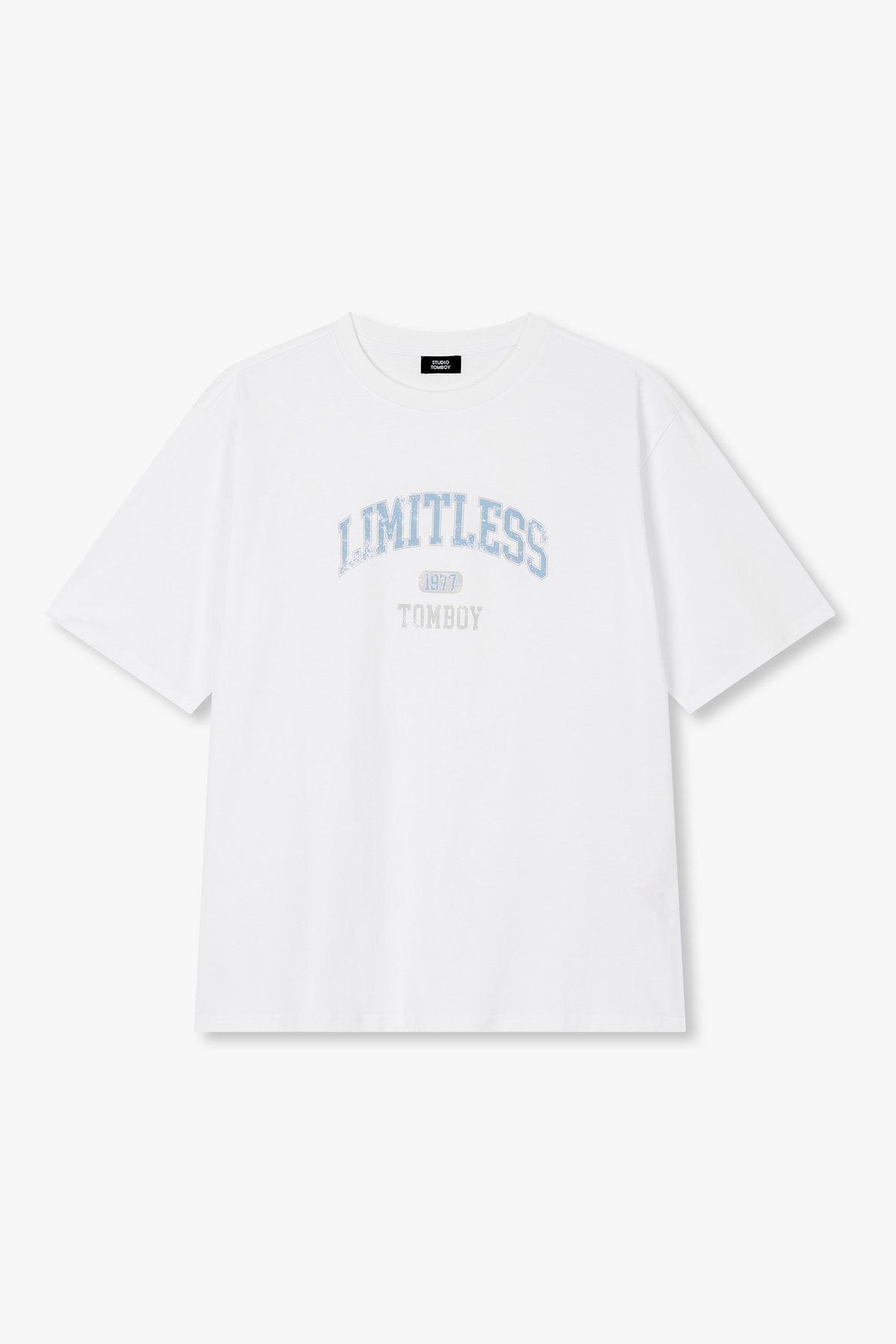 스튜디오 톰보이(STUDIO TOMBOY) [MEN] LIMITLESS 프린트 하프슬리브 티셔츠 오프화이트 91M5322732