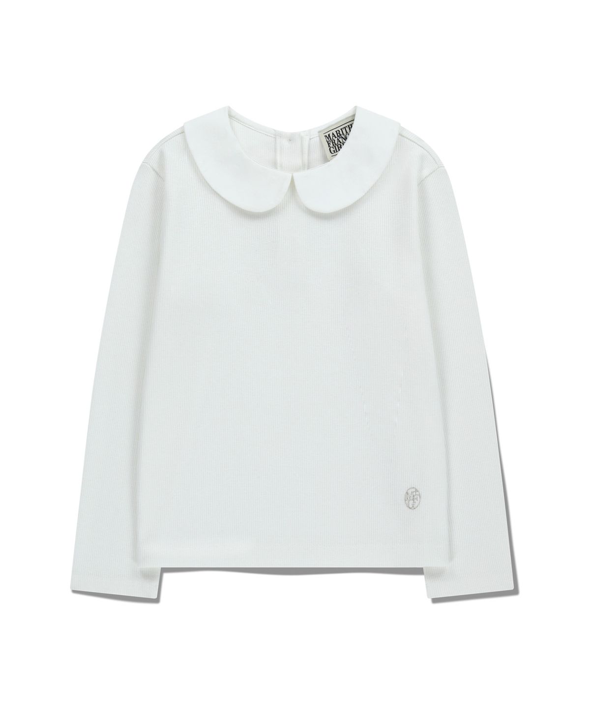마리떼 키즈(MARITHÉ KIDS) KIDS W ROUND COLLAR LONG SLEEVE ivory