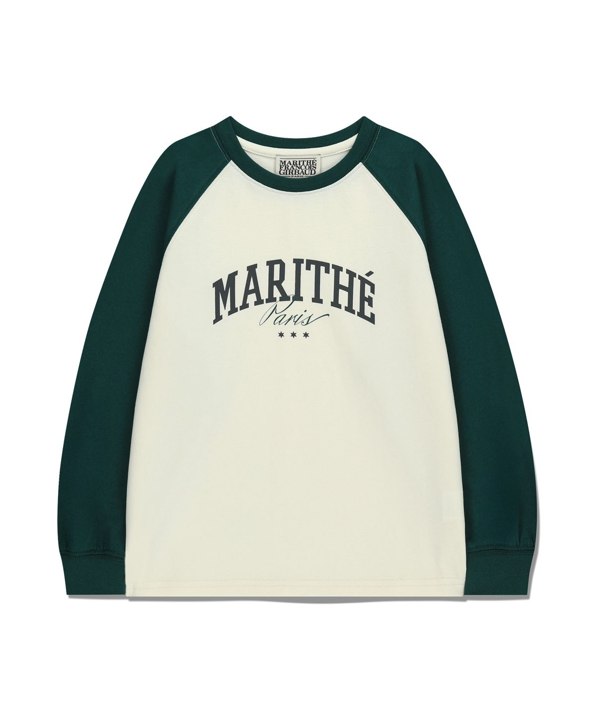 마리떼 키즈(MARITHÉ KIDS) KIDS COLOR BLOCK RAGLAN LONG SLEEVE green