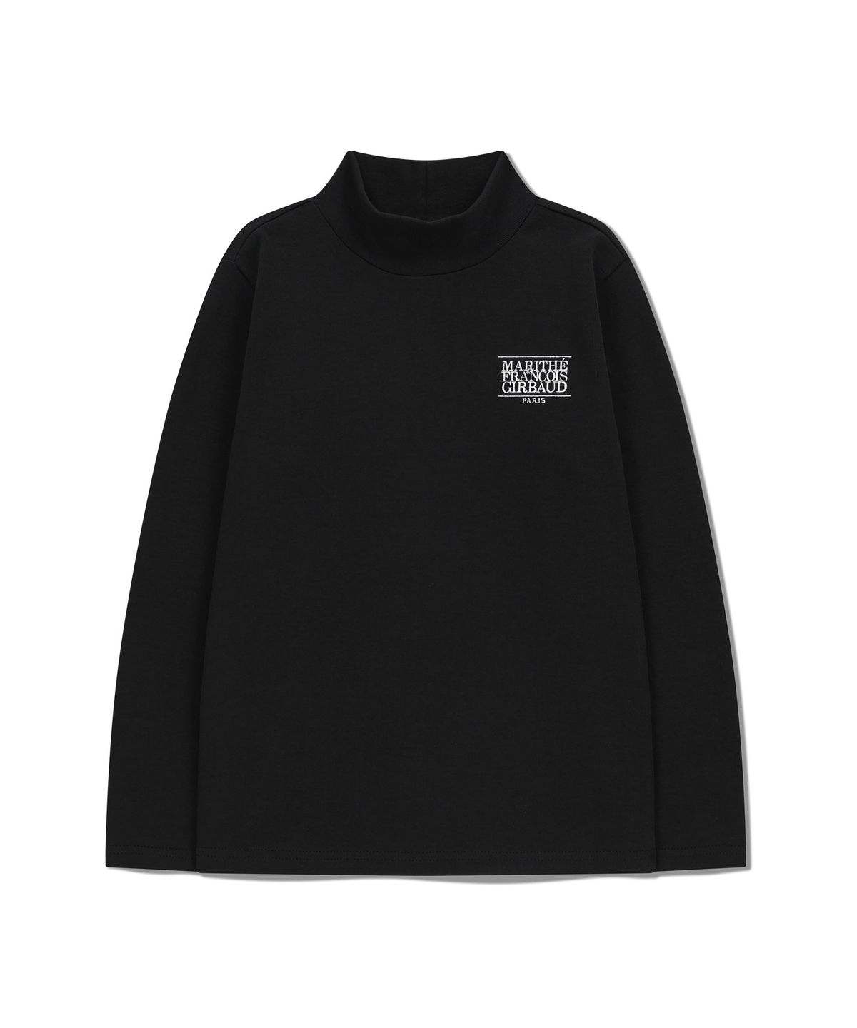 마리떼 키즈(MARITHÉ KIDS) KIDS CLASSIC LOGO HALF NECK LONG SLEEVE black