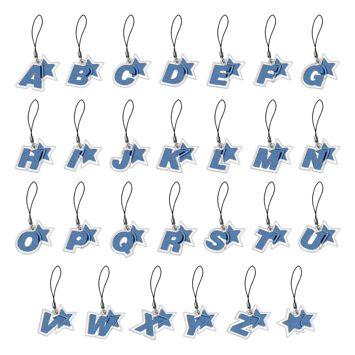 미니스웨어(MINI'S WARE) REAL DENIM ACRYLIC KEYRING COLLECTION