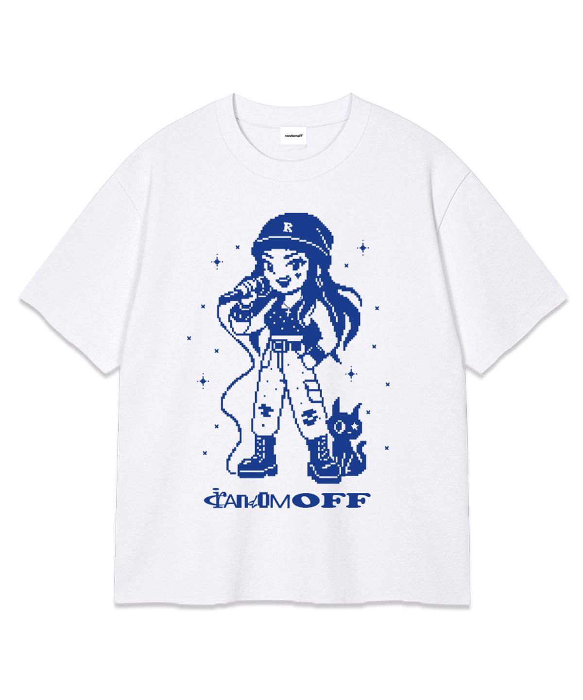랜덤오프(RANDOMOFF) PIXEL VOX KID OVER FIT T-SHIRT (3color)