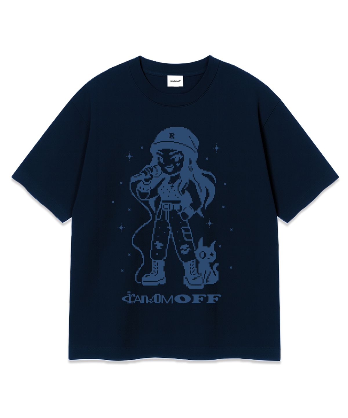 랜덤오프(RANDOMOFF) PIXEL VOX KID OVER FIT T-SHIRT (3color)