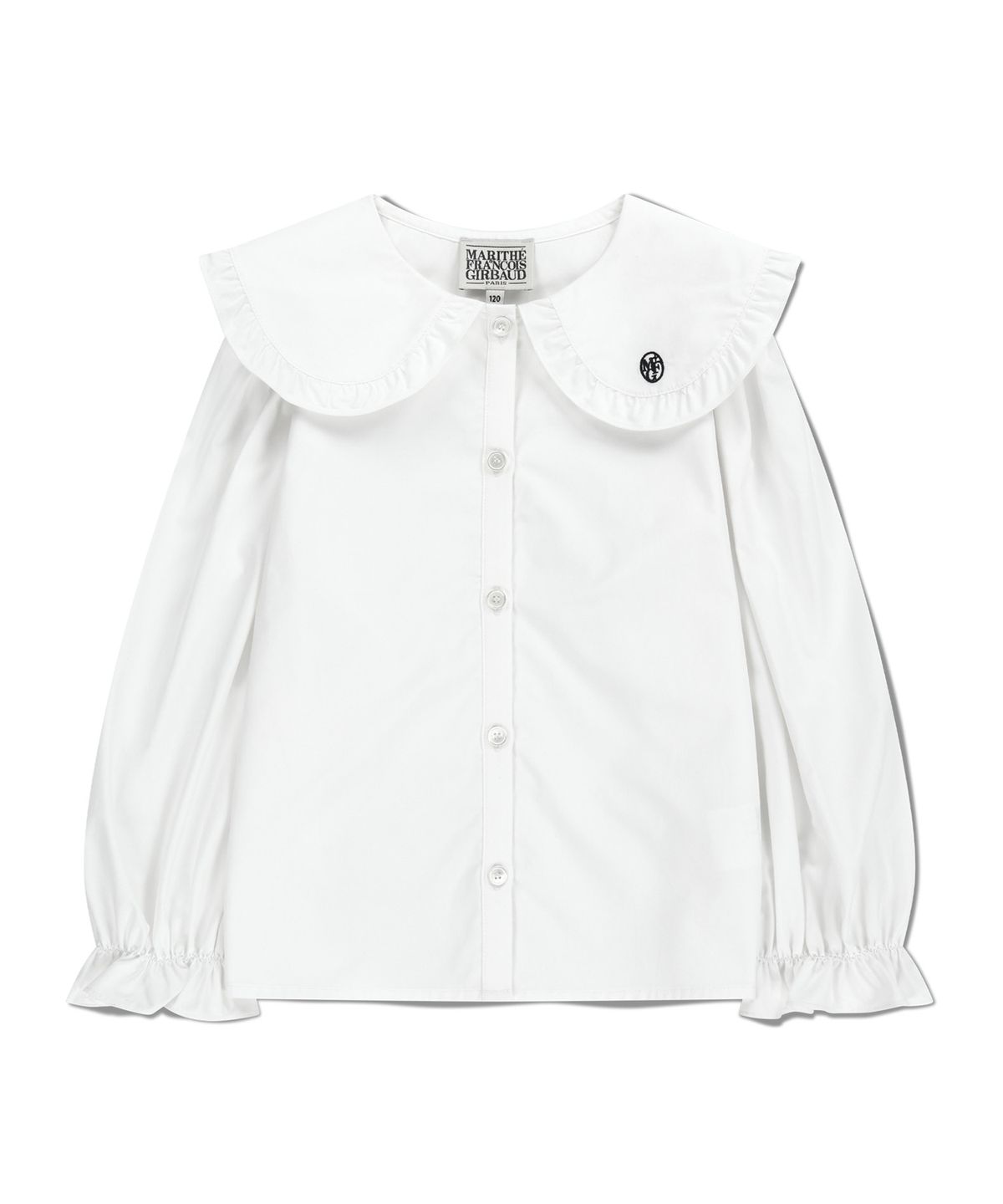 마리떼 키즈(MARITHÉ KIDS) KIDS W FRILL COLLAR BLOUSE white