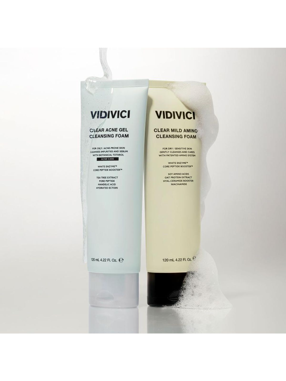 비디비치(VIDIVICI) 클리어 아크네 젤 클렌징 폼 120ml