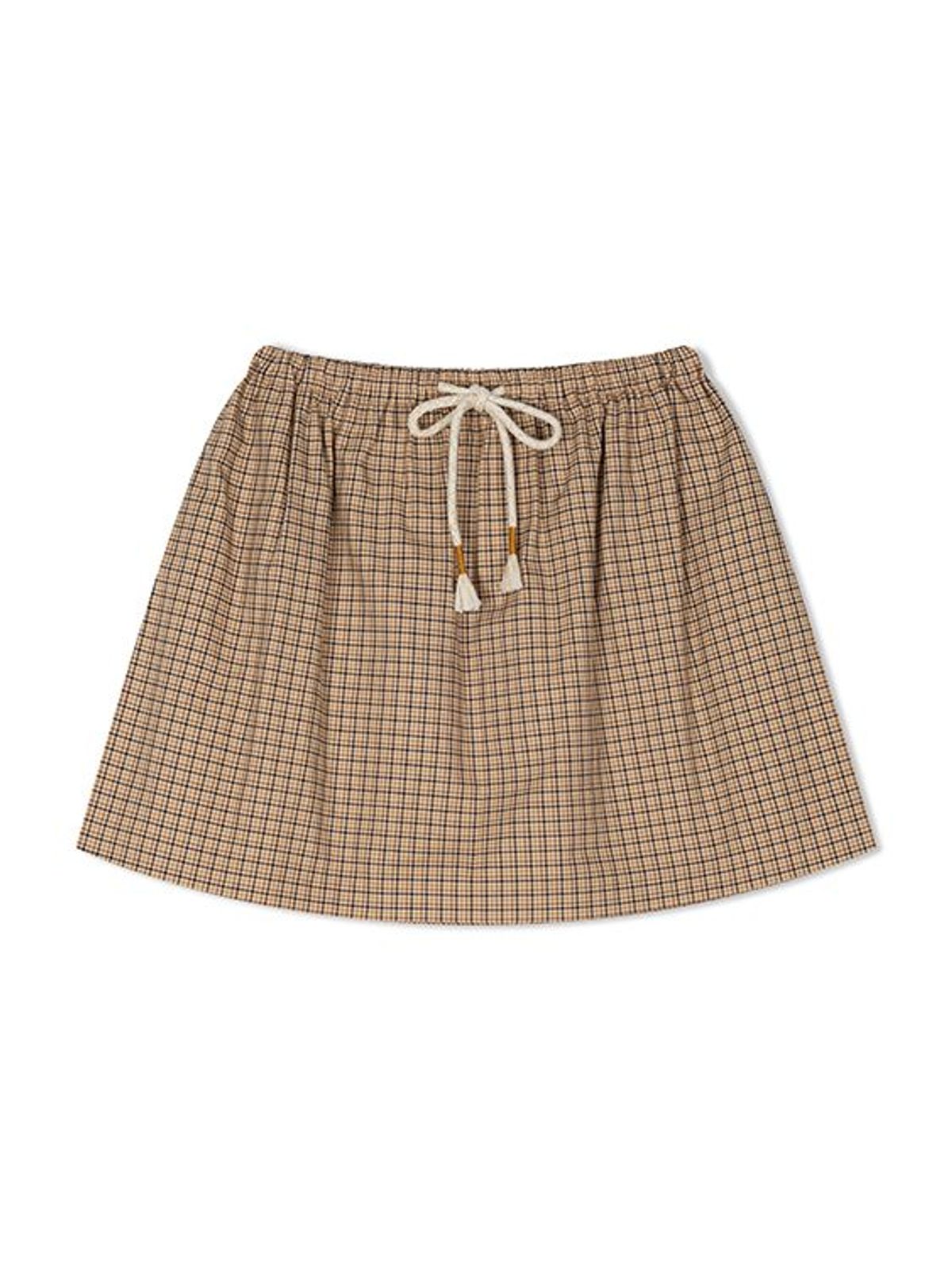 엔디에이 스튜디오(NDA STUDIO) Check String Skirt