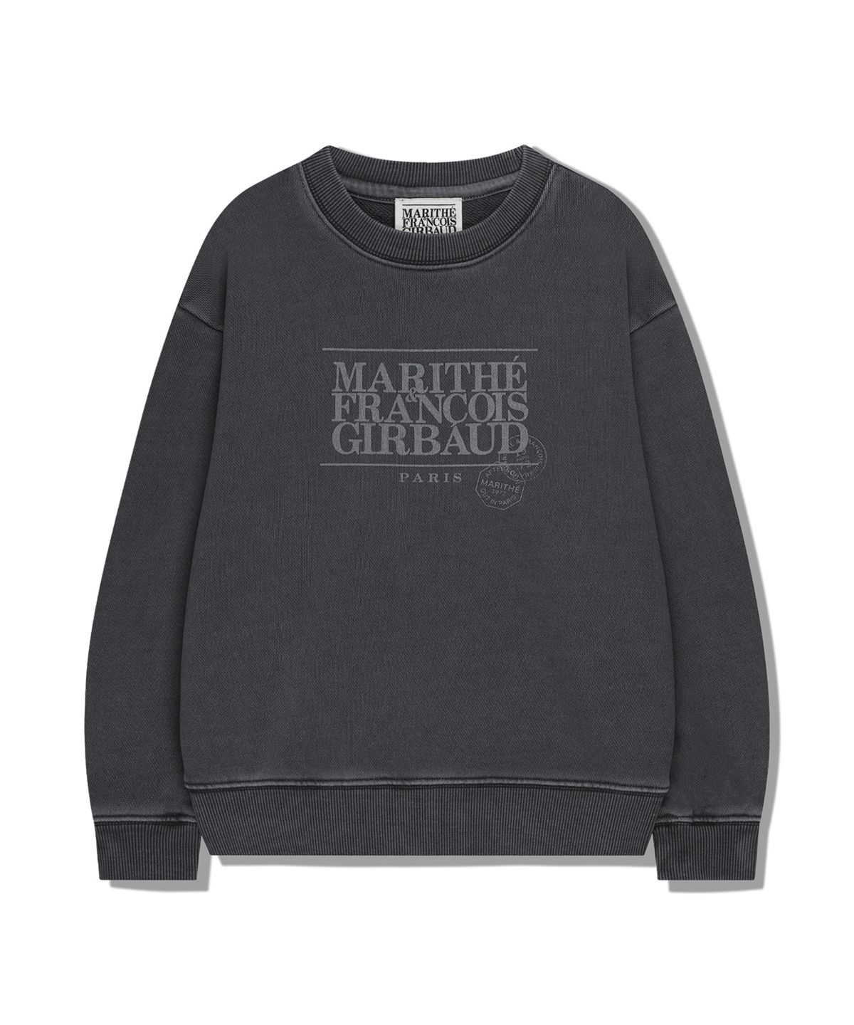 마리떼 키즈(MARITHÉ KIDS) KIDS DYEING SWEATSHIRT charcoal