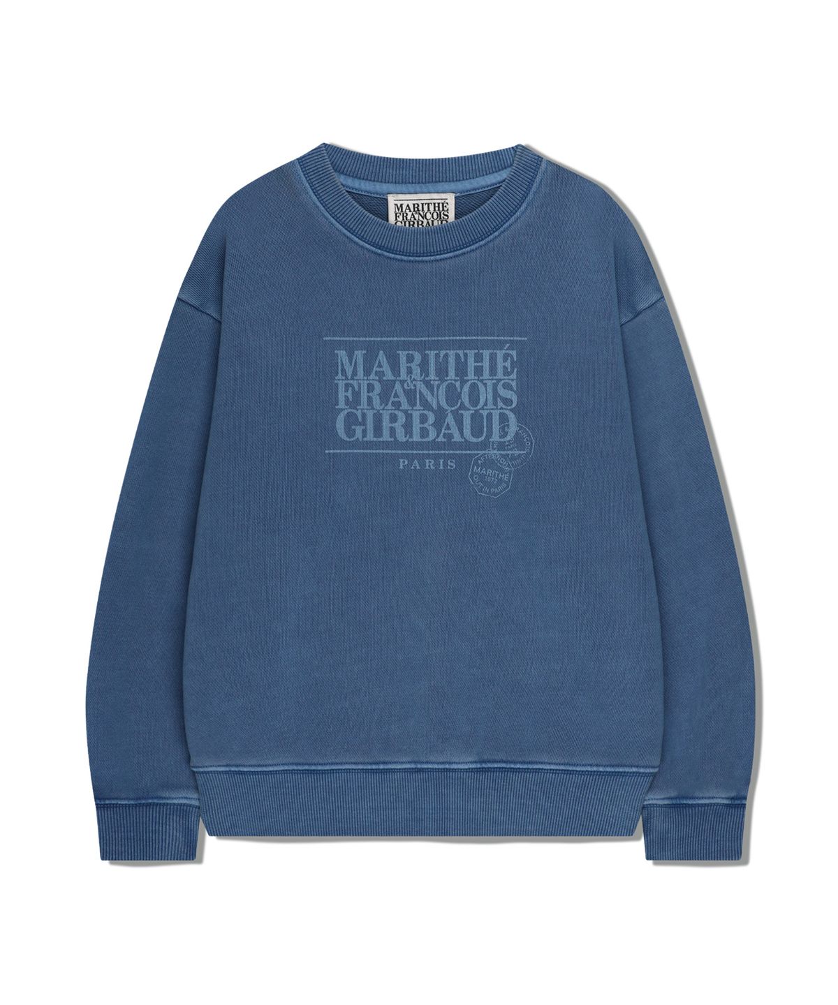 마리떼 키즈(MARITHÉ KIDS) KIDS DYEING SWEATSHIRT stone blue