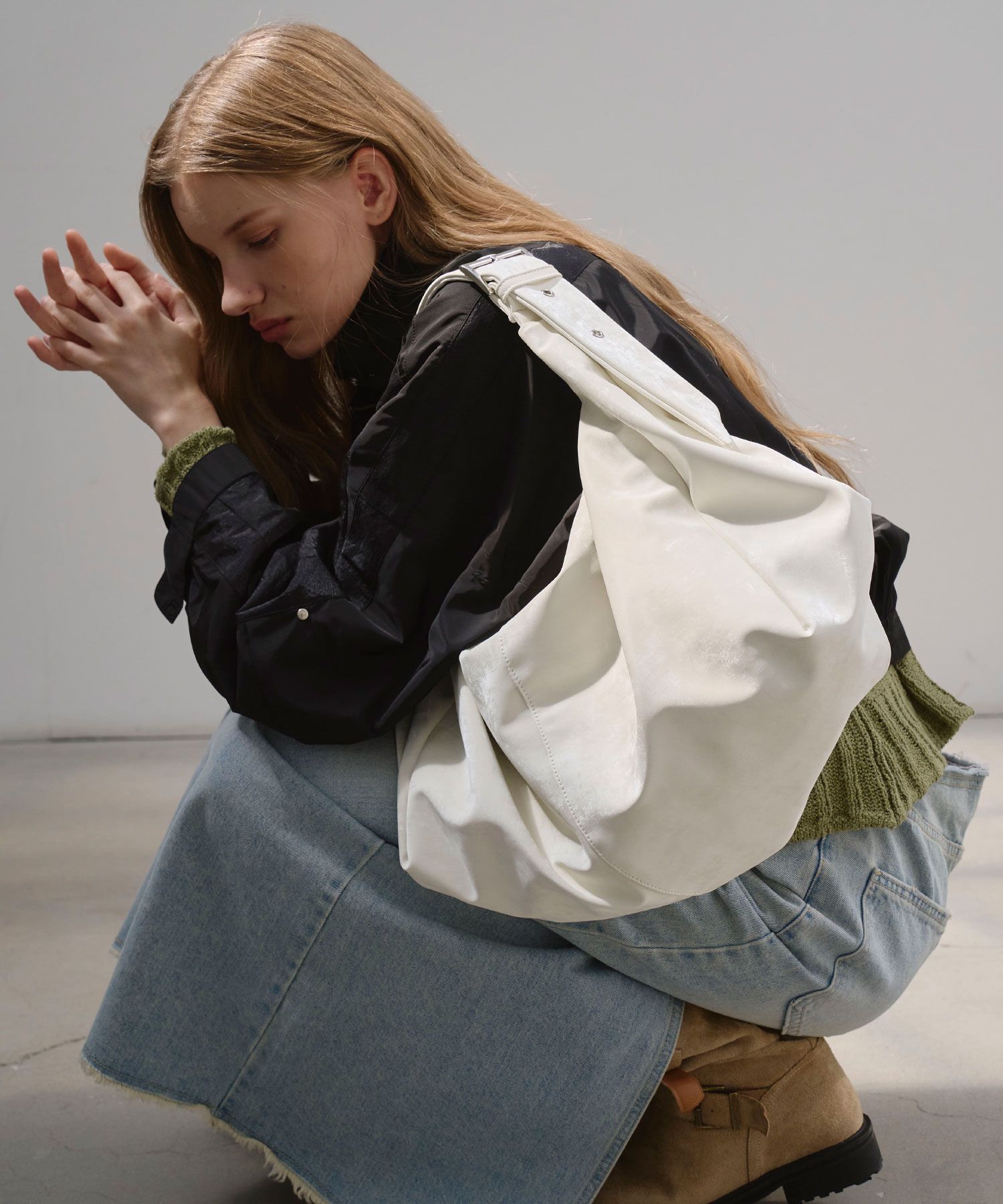 MUSINSA公式 | MUR Romi hobo bag(7color)