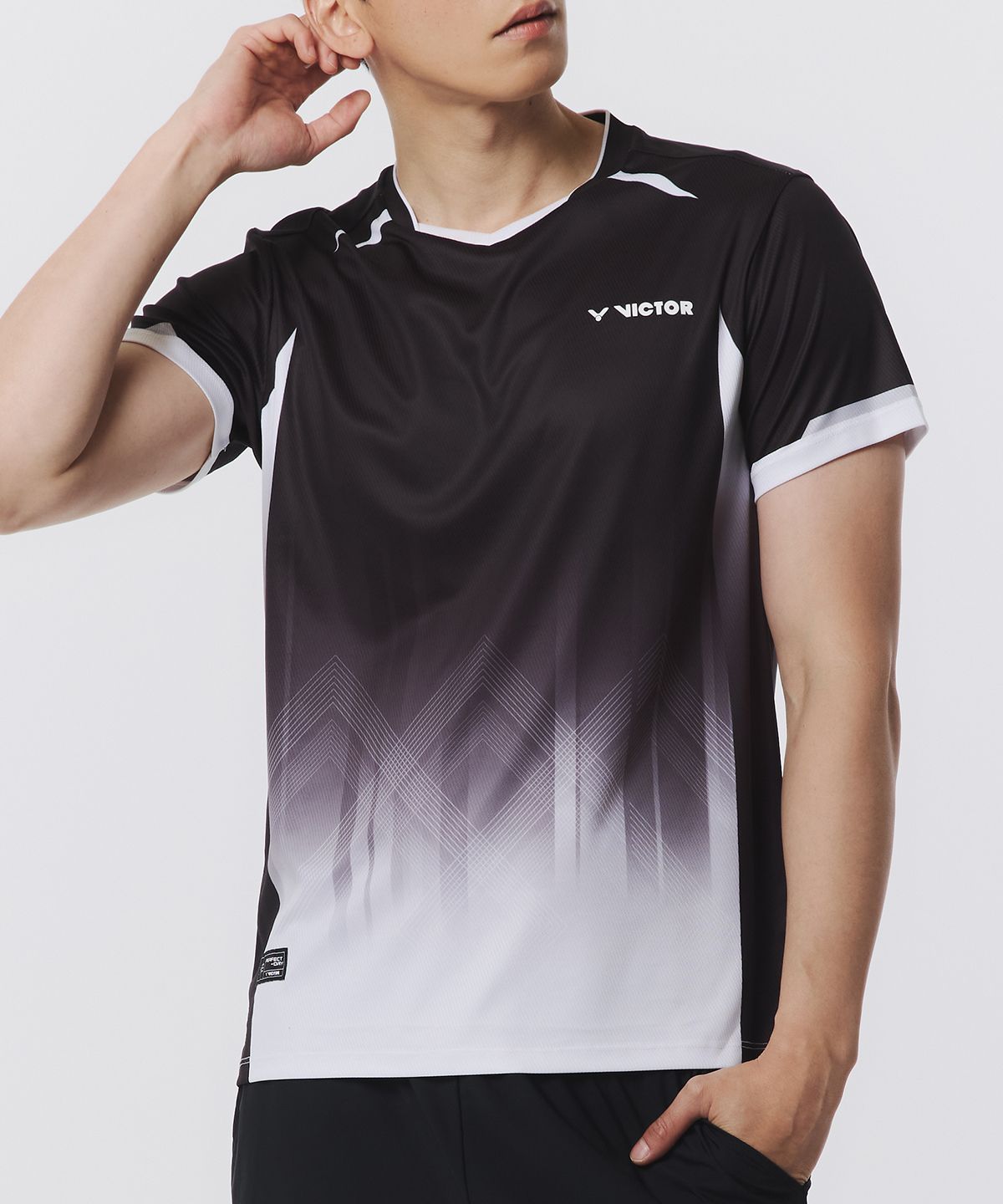 빅터(VICTOR) BALANCE TECH 배드민턴 남성 티셔츠 (VT25CGW021M)