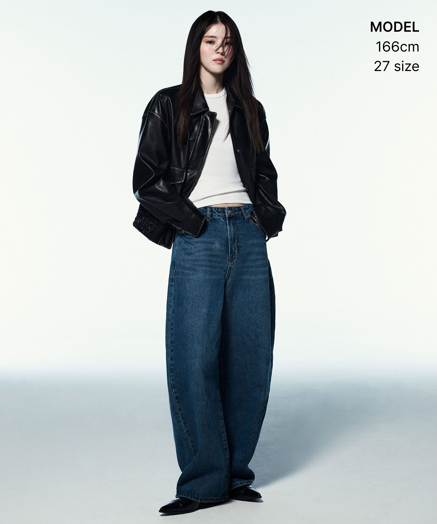 MUSINSA | MUSINSA STANDARD WOMAN Womens Curved Denim Pants [Medium