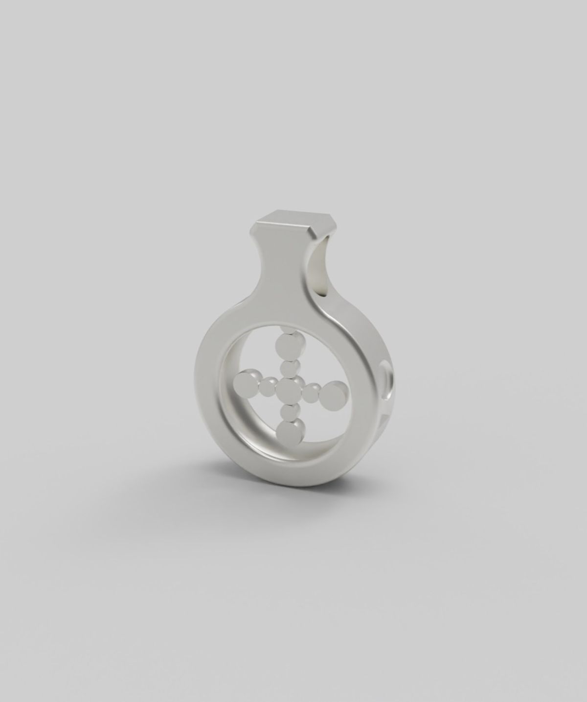 르네오브제(RENEOBJET) HAL  PETIT CROSS NECKLACE SET [STERLING SILVER] 실버 925 펜던트 십자가 포인트 목걸이 세트