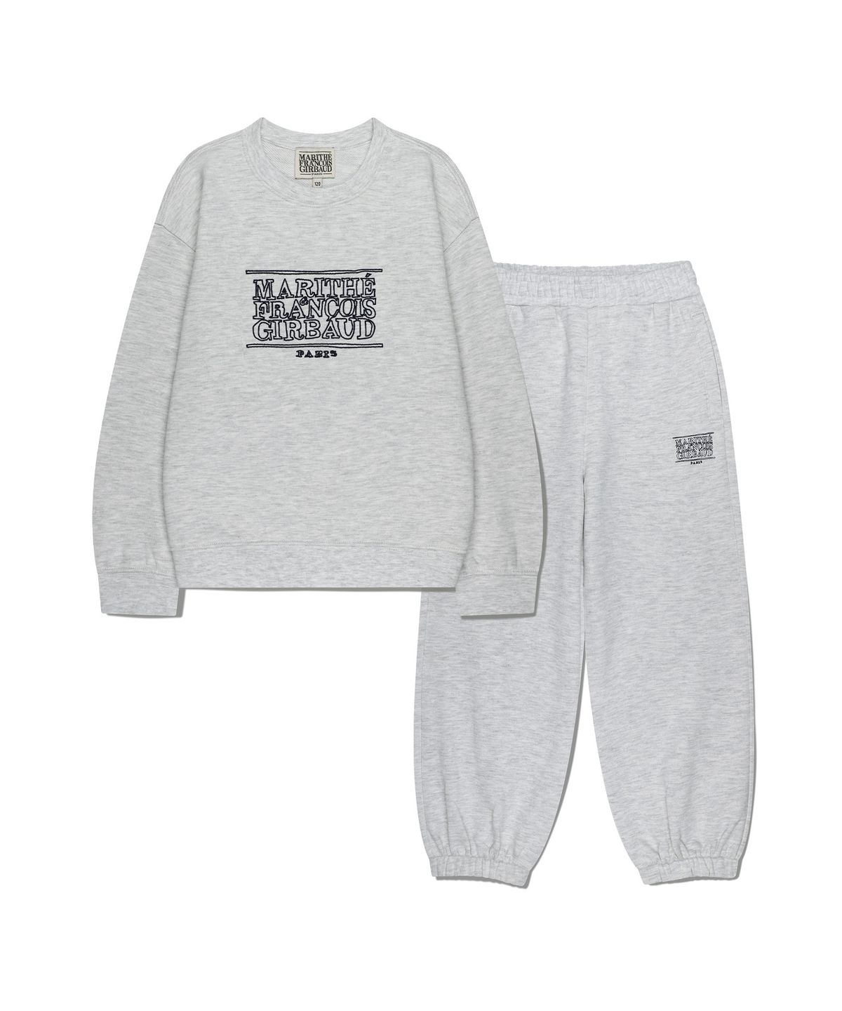마리떼 키즈(MARITHÉ KIDS) KIDS SWEAT SET-UP light heather gray