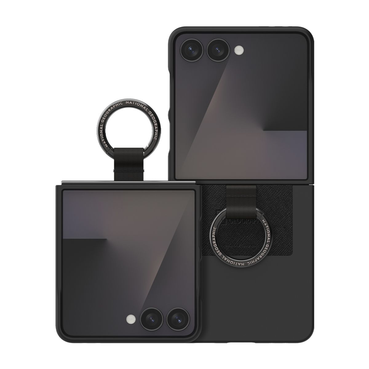 내셔널지오그래픽 모바일(NATIONAL GEOGRAPHIC MOBILE) 갤럭시Z플립7 링 스트랩 슬림핏 케이스