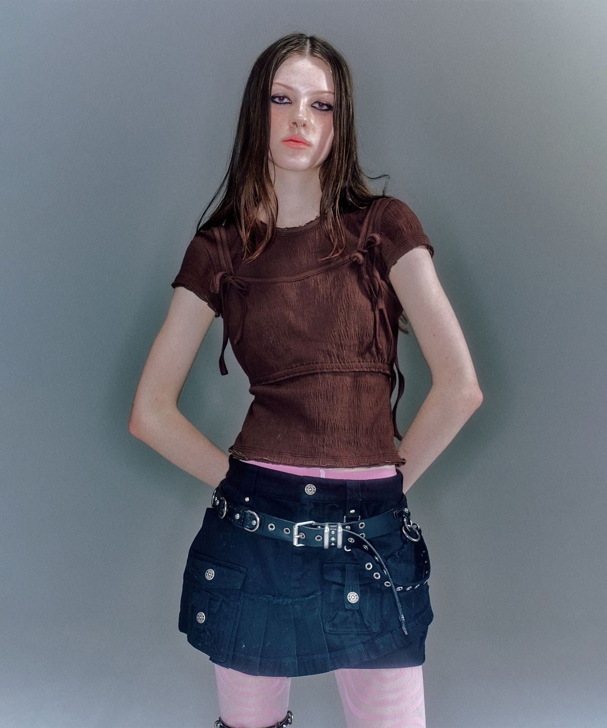 베이컨트 아카이브(VACANT ARCHIVE) KATHY CARGO MINI SKIRT (2COLOR)