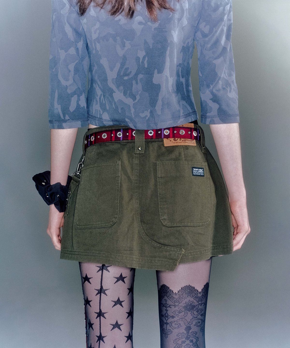 베이컨트 아카이브(VACANT ARCHIVE) KATHY CARGO MINI SKIRT (2COLOR)